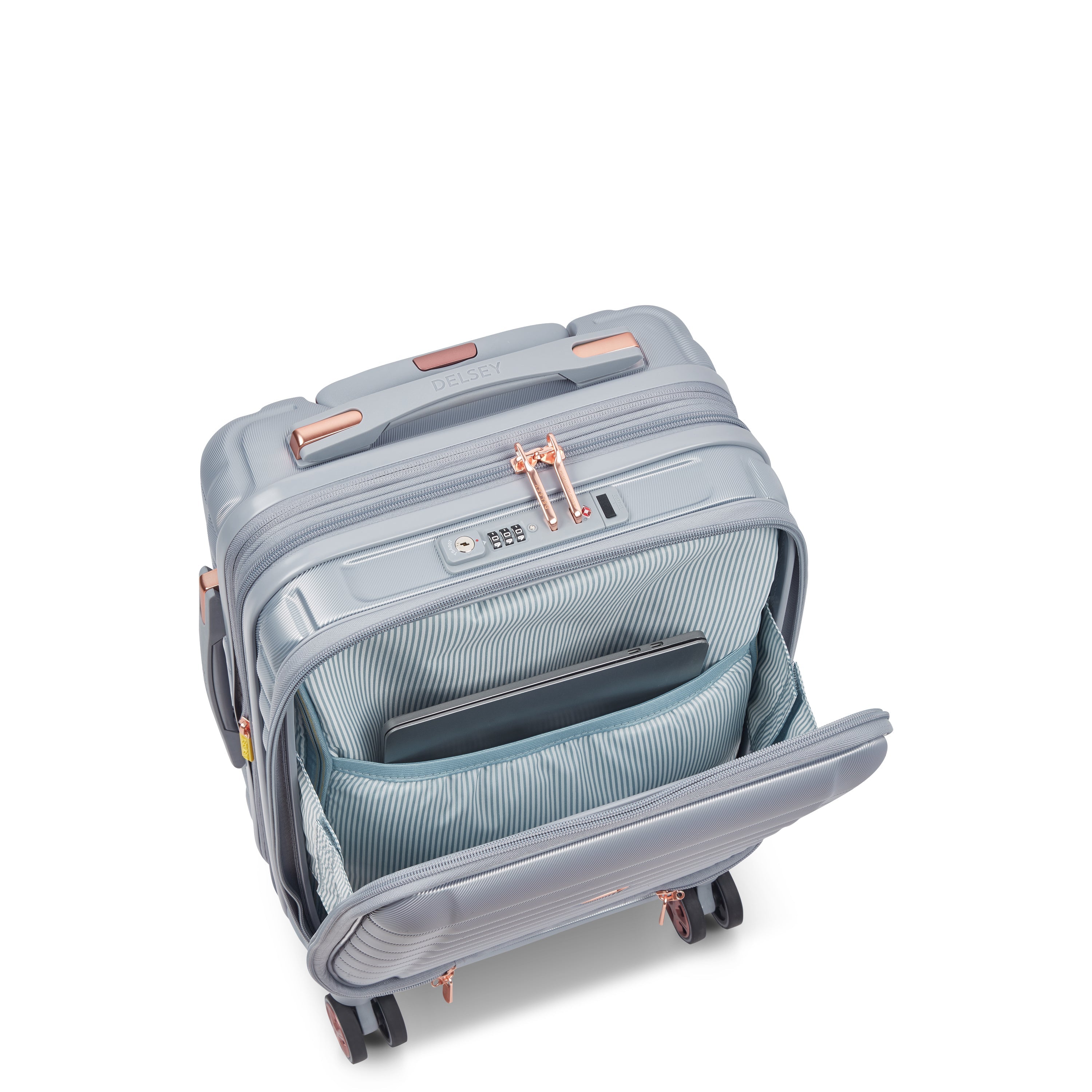 delsey-paris-brochant-3-kabinenkoffer-55-cm-platin image 8
