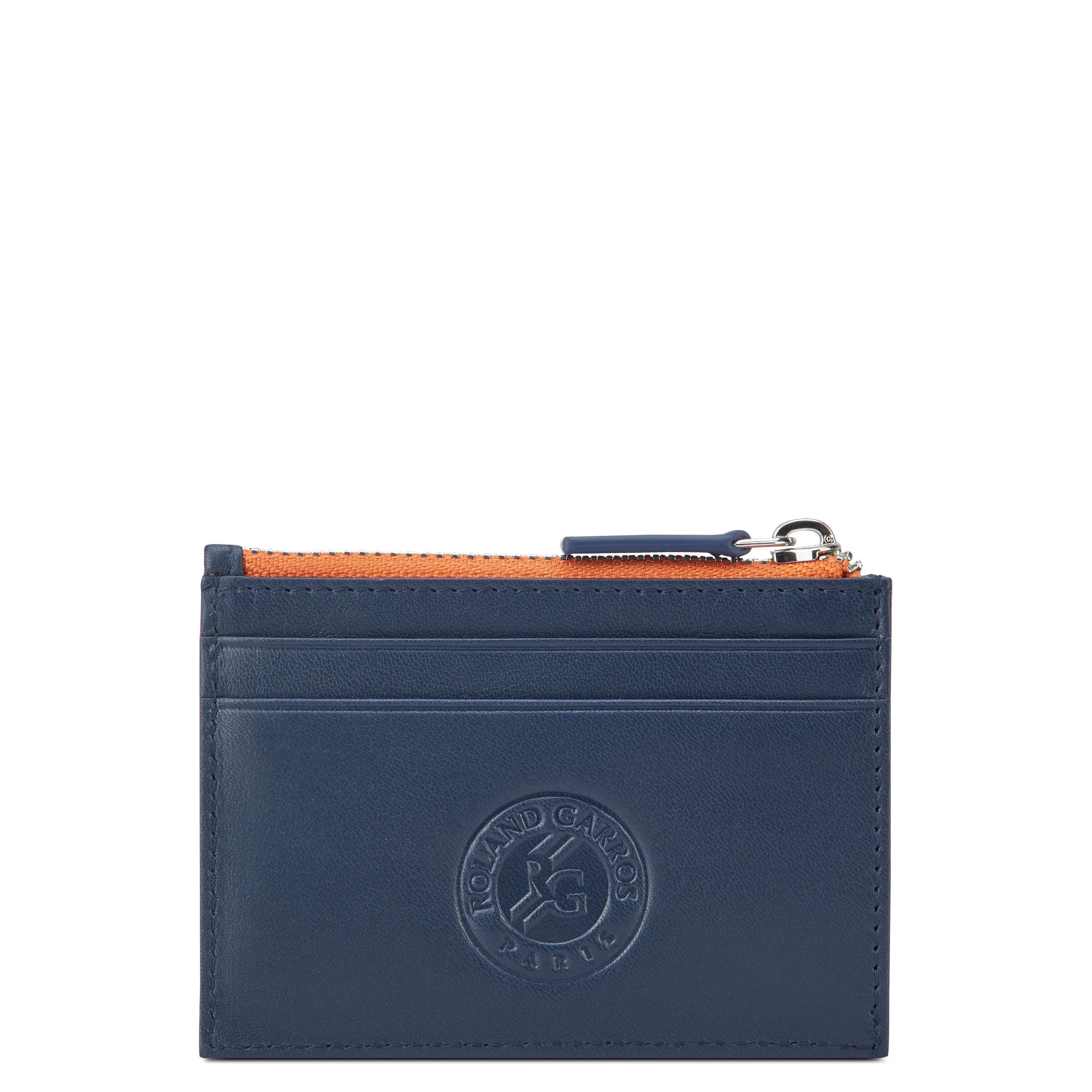 delsey-le-cuir-lisse-kartenetui-leder-navy-klein image 3