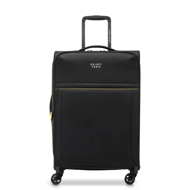 delsey-brochant-3-67-cm-reisekoffer-deep-black-erweiterbar image 1