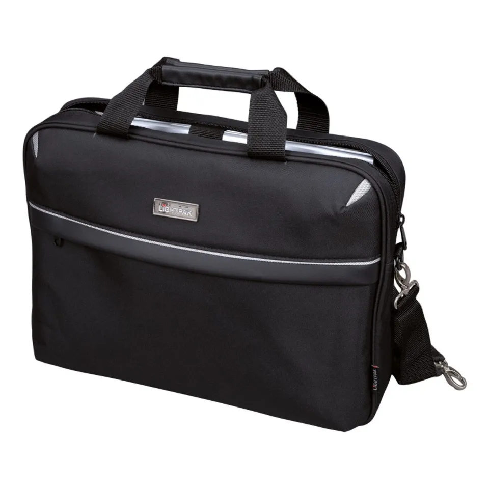 lightpak-sierra-laptoptasche-17-zoll-polyester-schwarz image 1