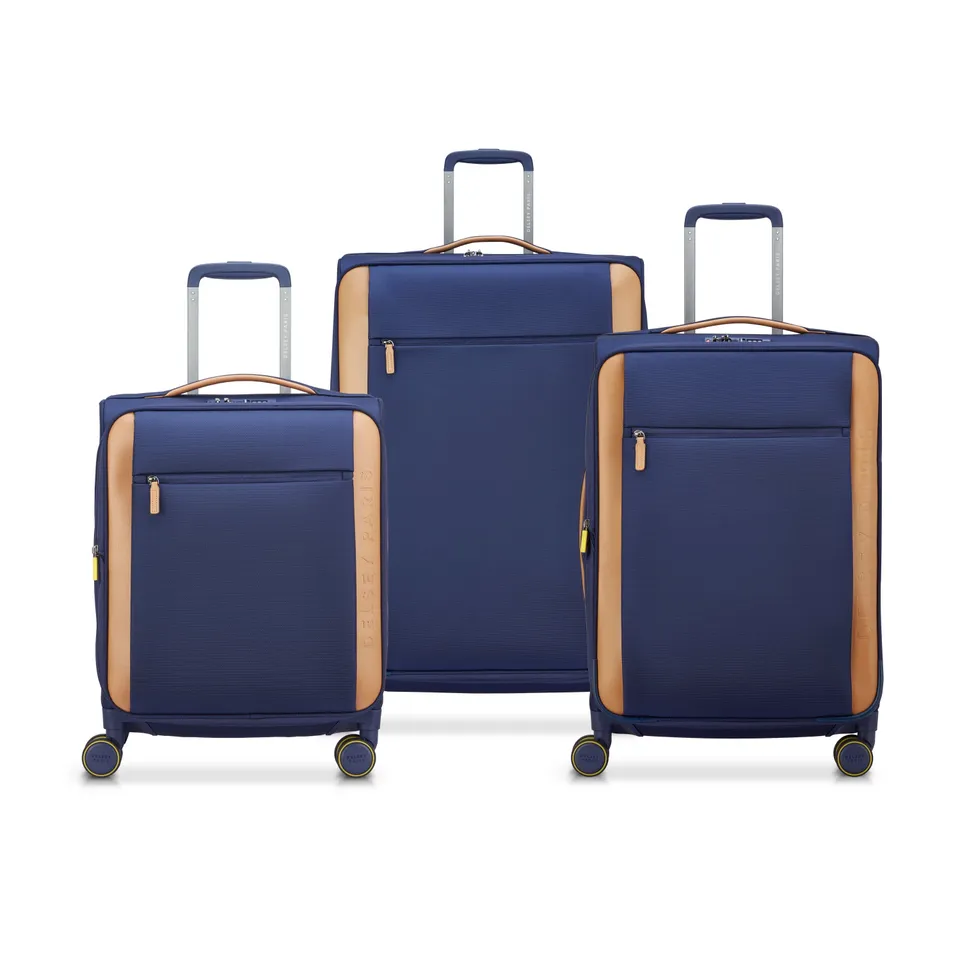 delsey-carrousel-2-montmartre-3-kofferset-3-teilig-navy-weich image 1