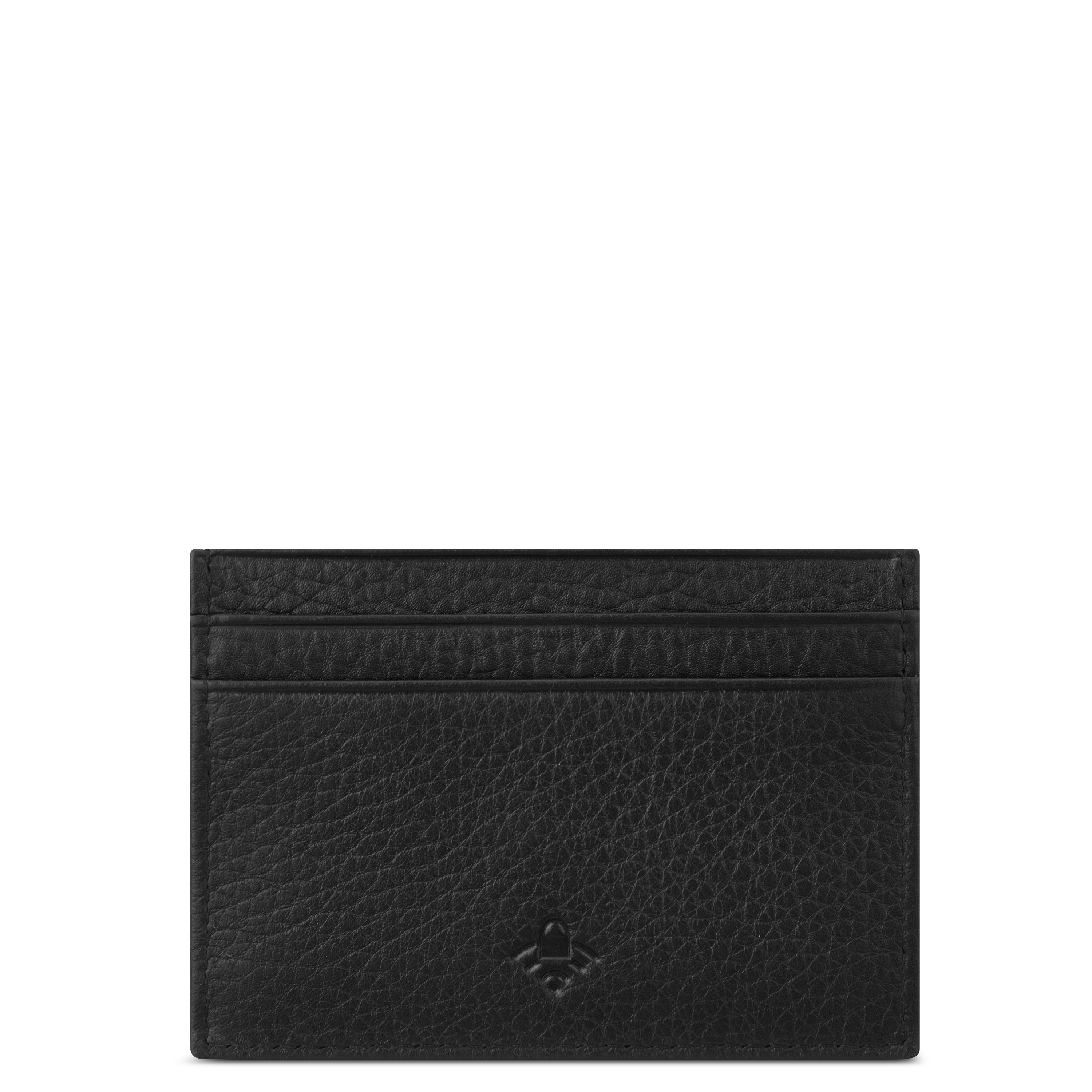 delsey-le-cuir-grain-kartenetui-leder-schwarz-klein image 7
