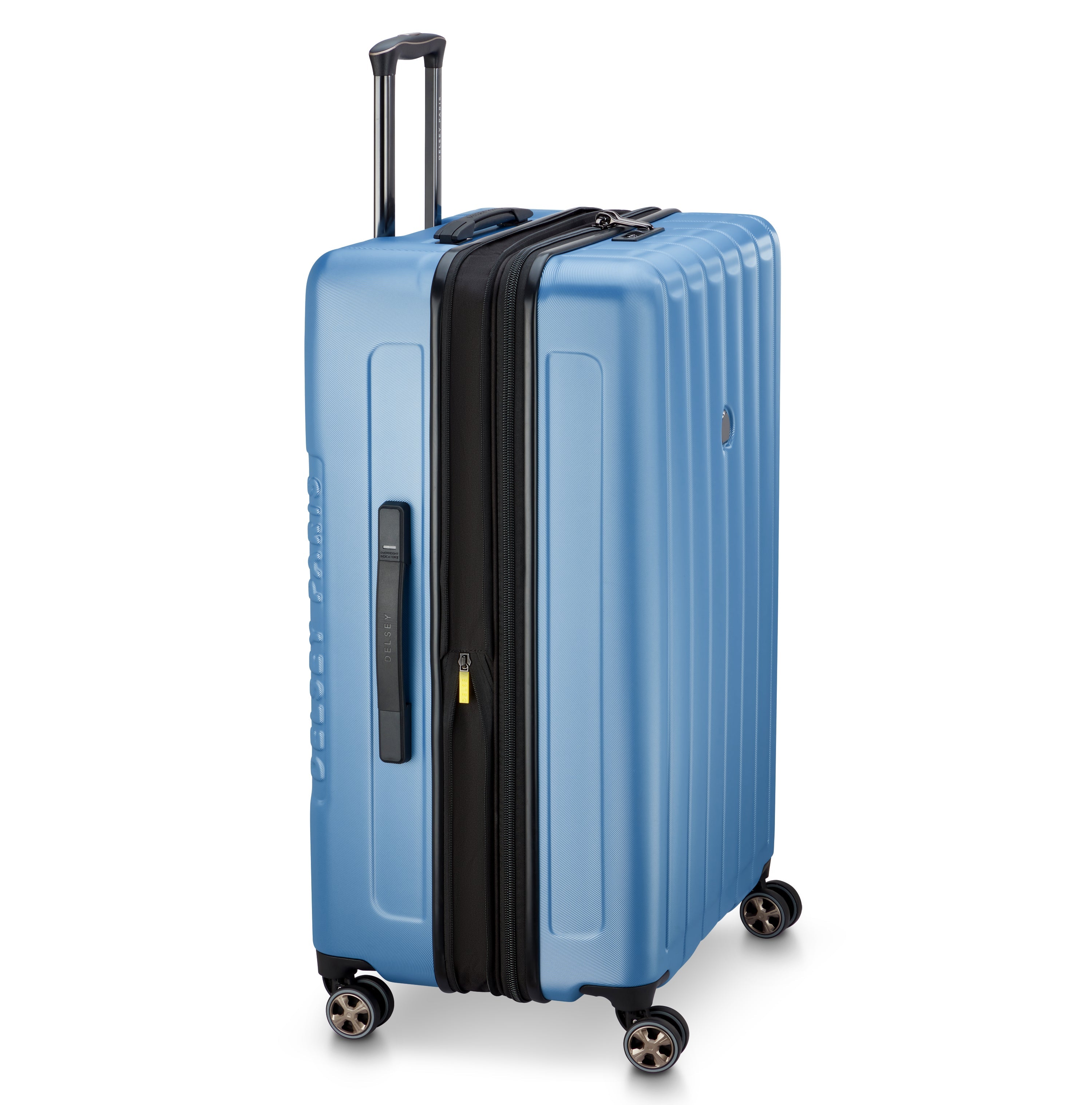 delsey-longitude-koffer-81cm-blau-xl-erweiterbar-hartschale image 7