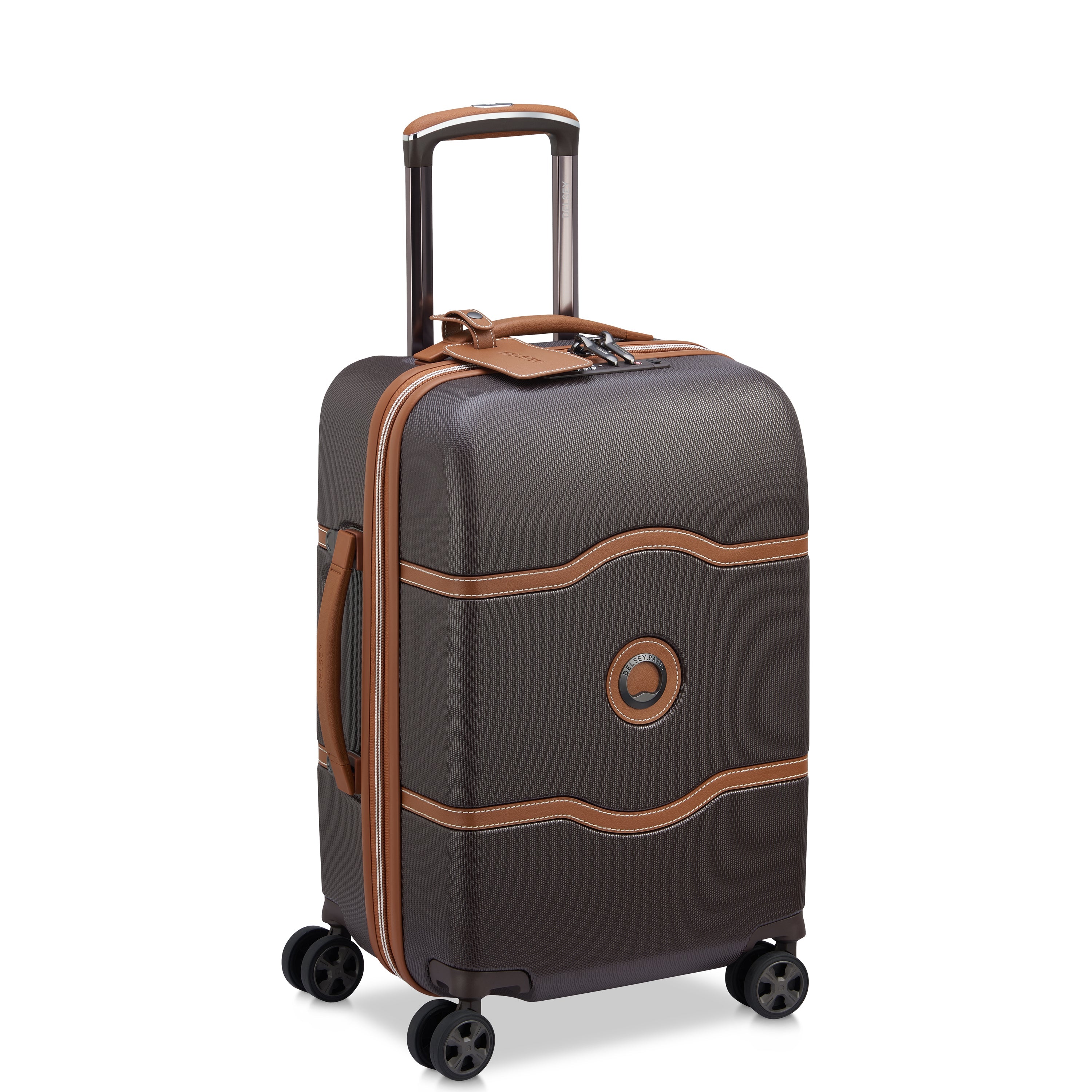 delsey-chatelet-air-2-0-kabinenkoffer-55-cm-braun-polycarbonat image 2