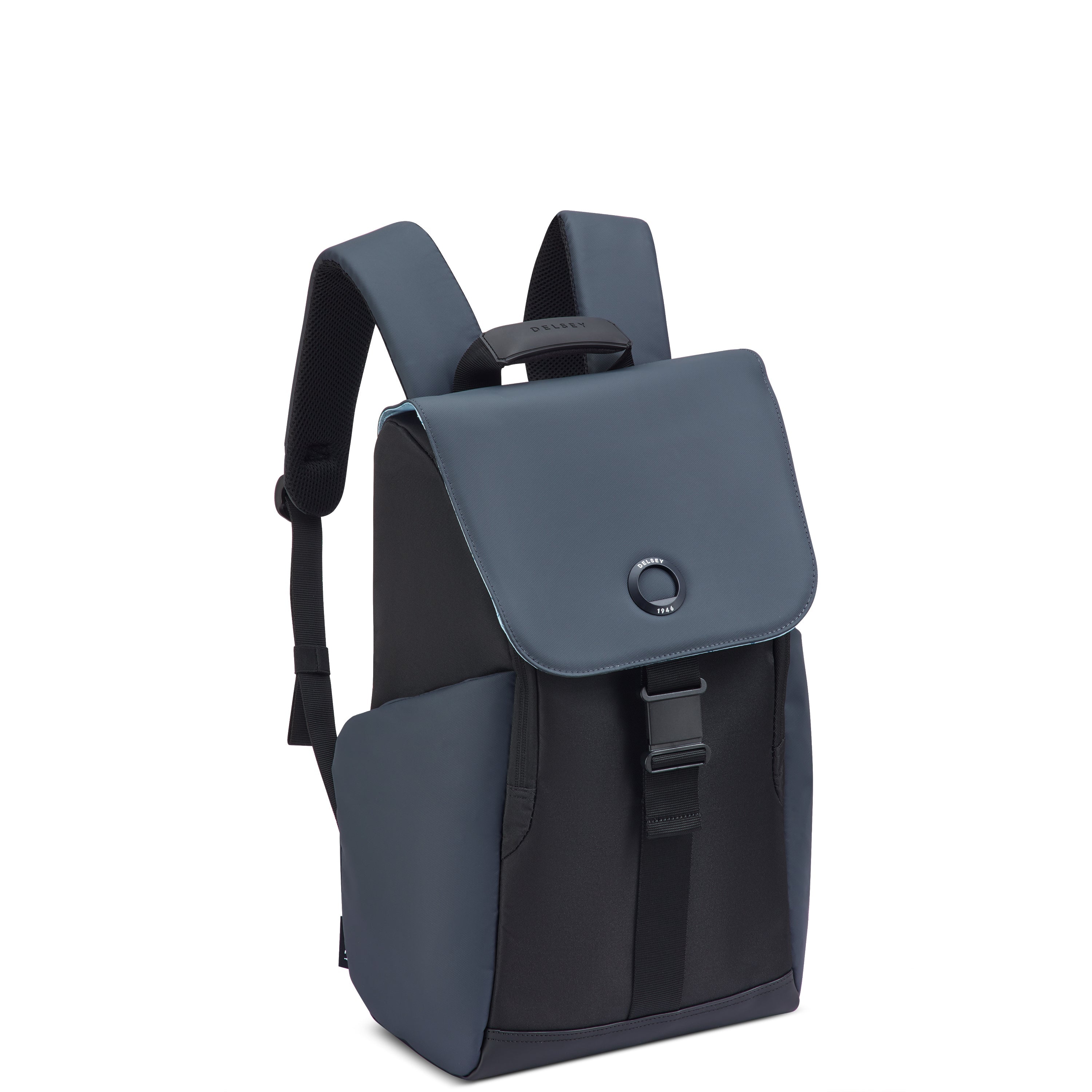 delsey-securflap-flap-rucksack-22l-schwarz-laptop image 2