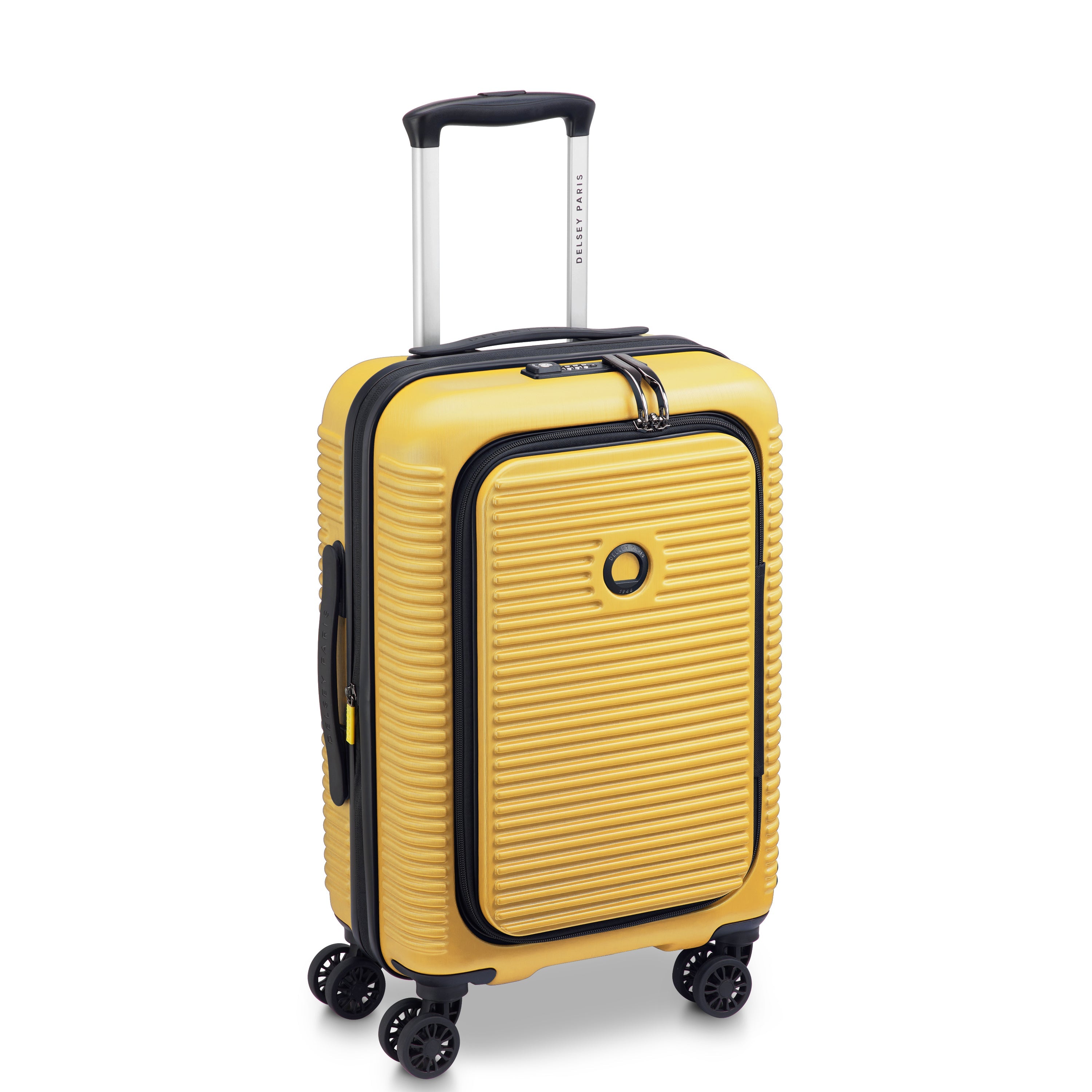 delsey-freestyle-kabinenkoffer-55-cm-gelb-erweiterbar image 2