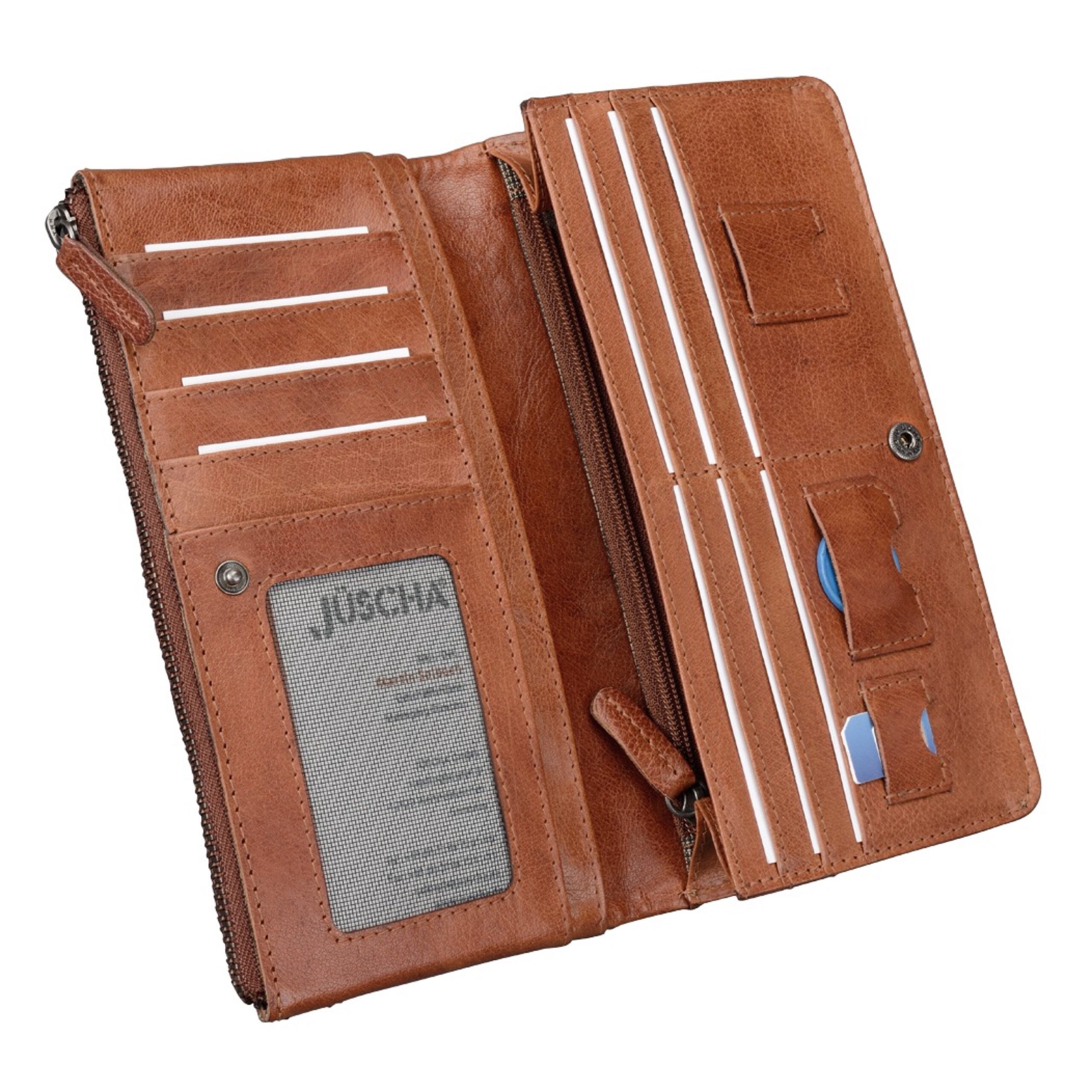 alumaxx-lullabuy-damengeldb-rse-leder-cognac-14-karten image 2