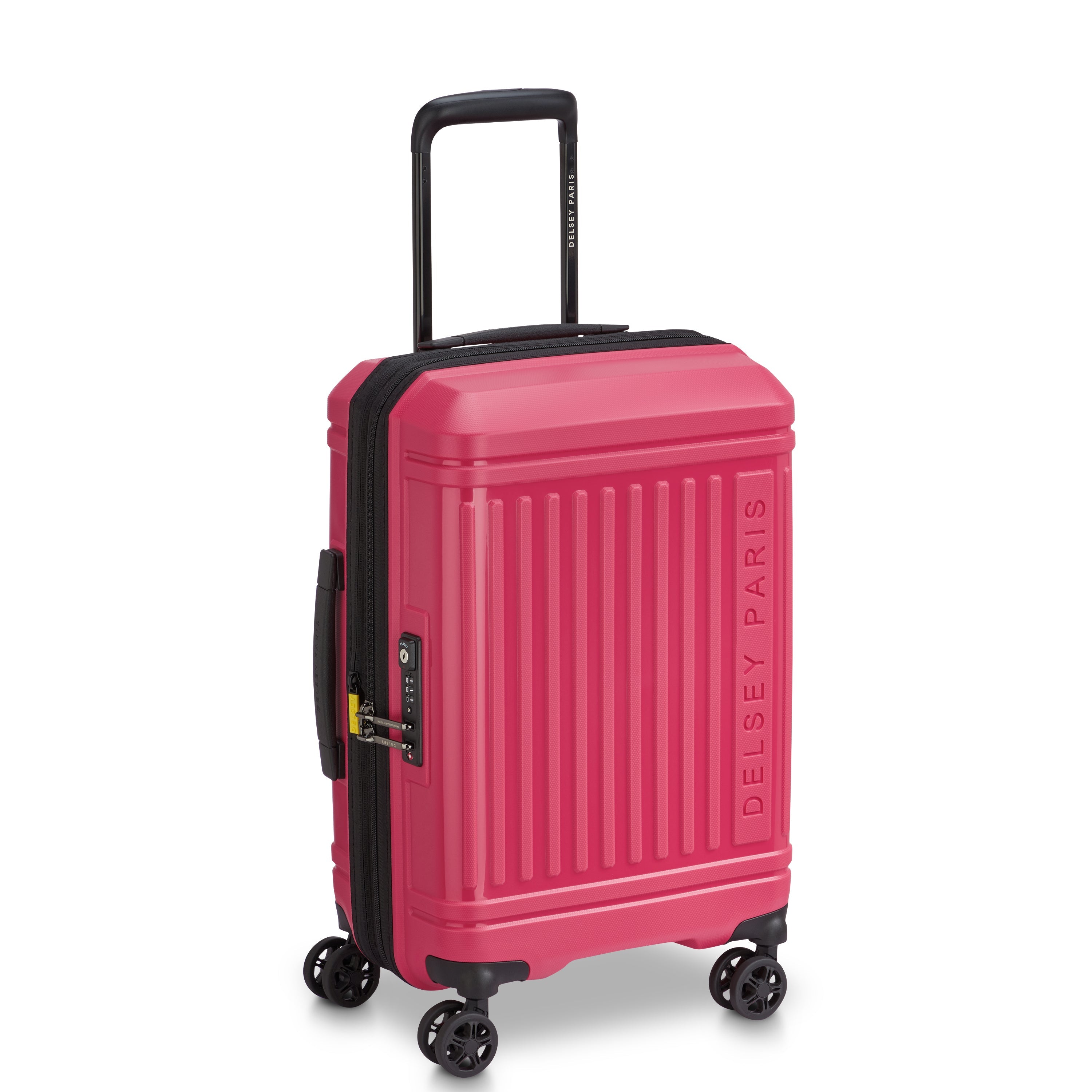 delsey-lutece-se-kabinenkoffer-55cm-magenta-eco image 2