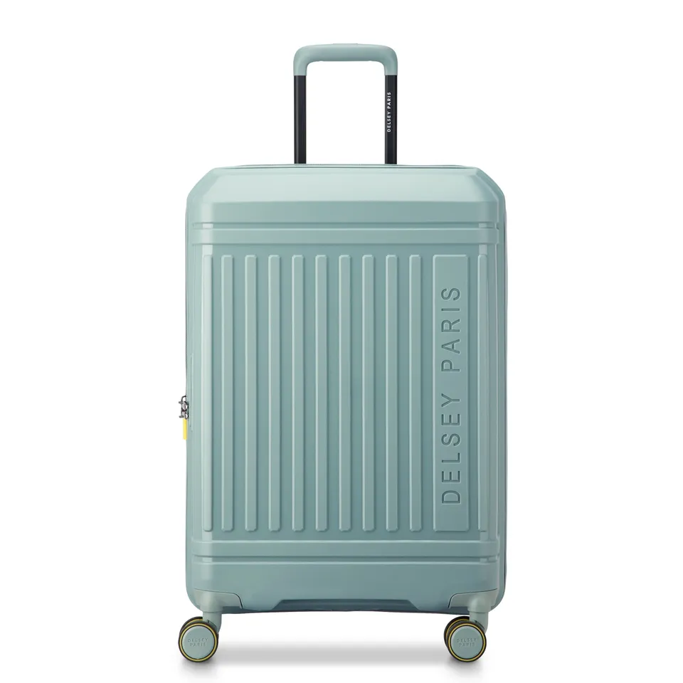delsey-belmont-plus-lutece-koffer-69cm-sage-green-erweiterbar image 1