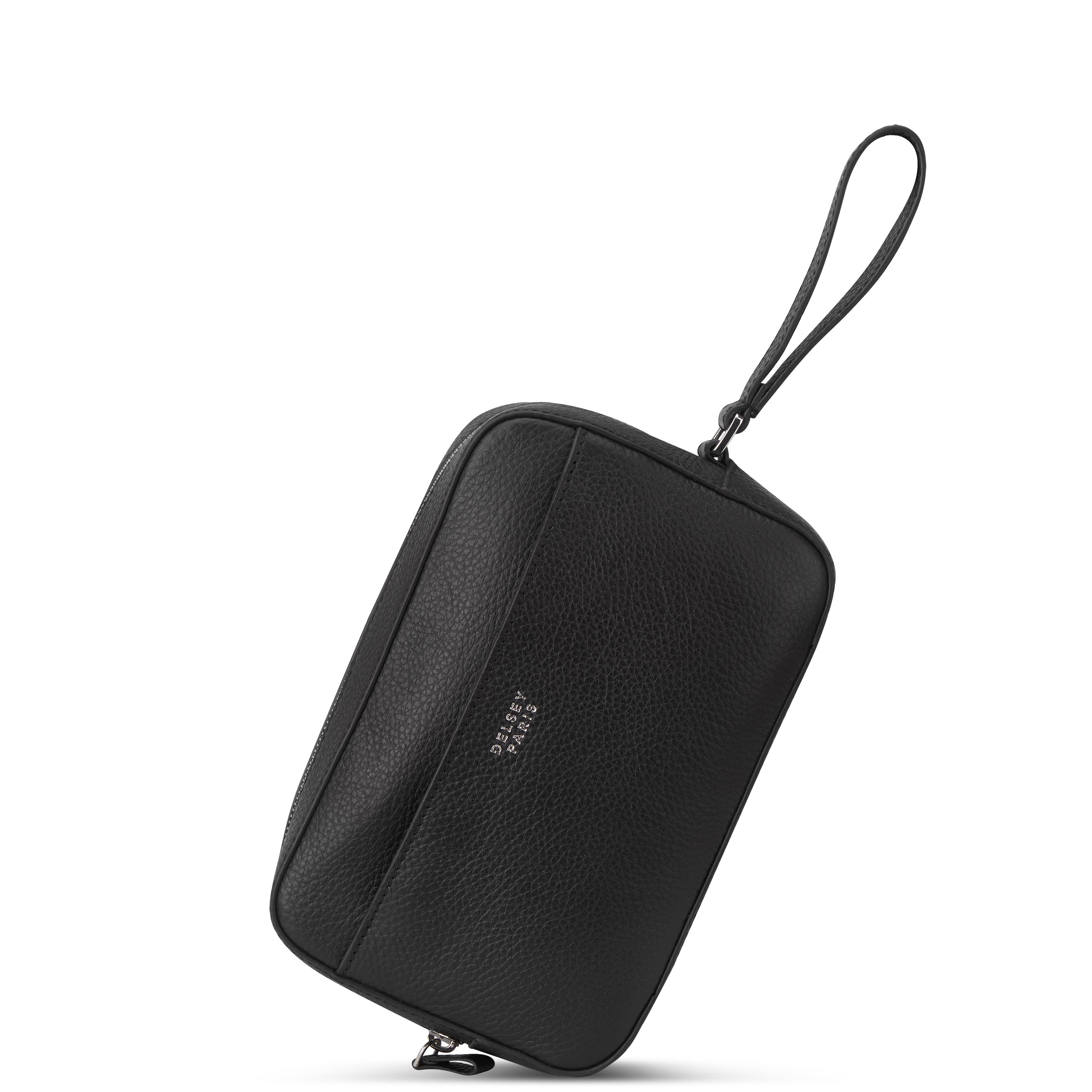 delsey-le-cuir-lisse-kulturtasche-schwarz-leder image 6