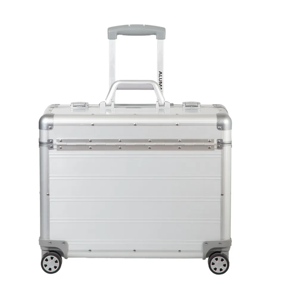 alumaxx-pandora-45168-pilotenkoffer-silber-aluminium-14-zoll image 1