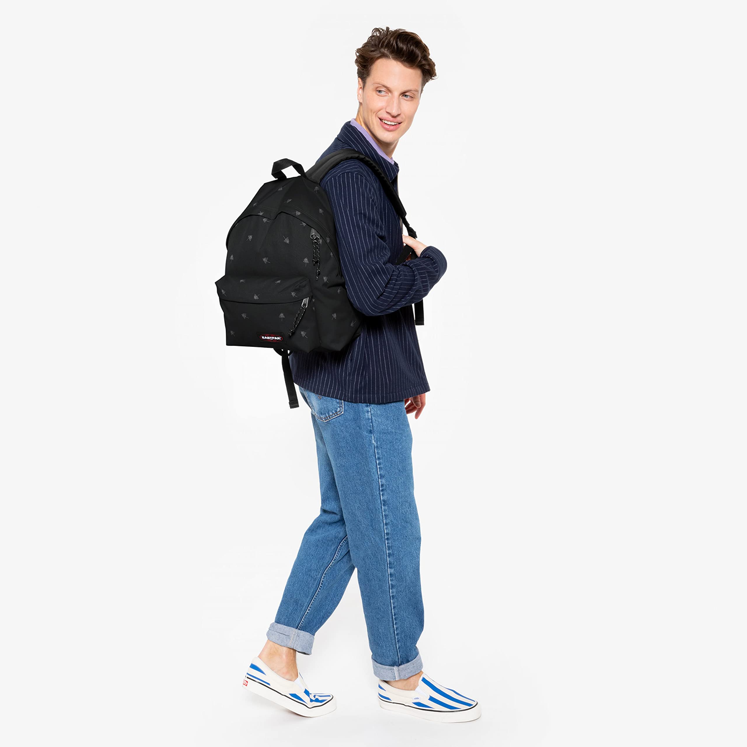 eastpak-padded-pak-r-rucksack-schwarz-24-l-line-black image 6