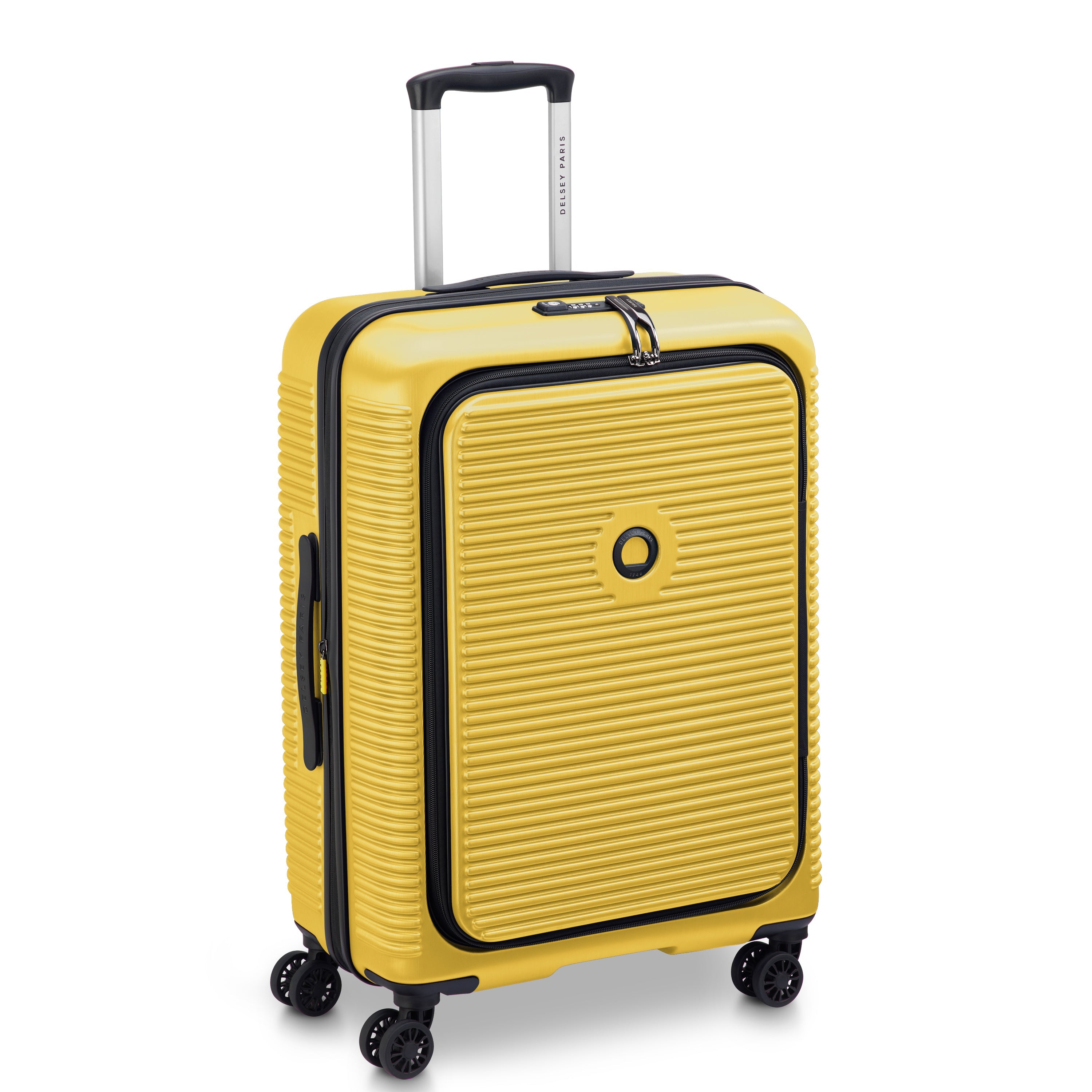 delsey-carrousel-2-freestyle-koffer-66-cm-gelb-erweiterbar image 2