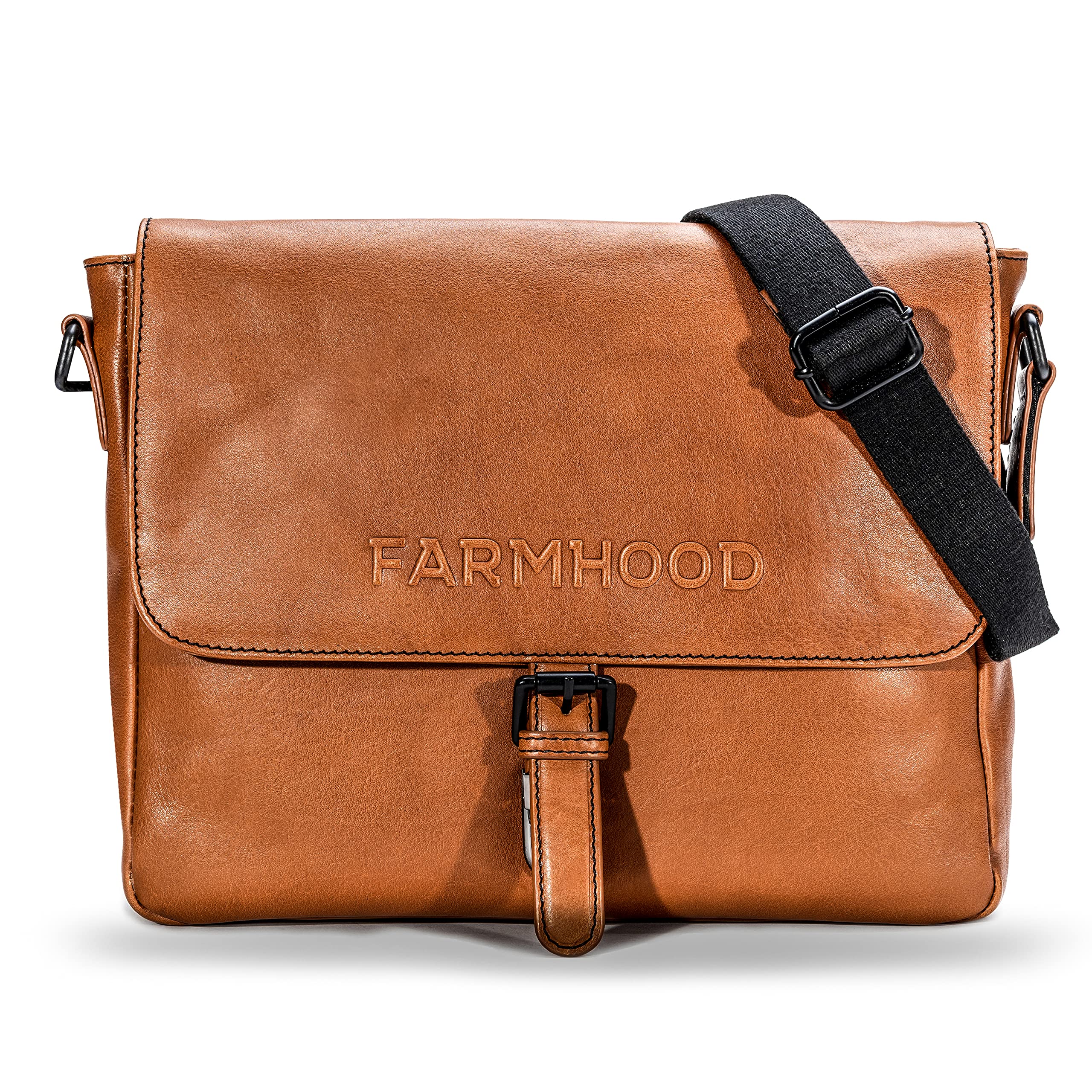 farmhood-memphis-aktentasche-leder-32-cm-schnallen image 1