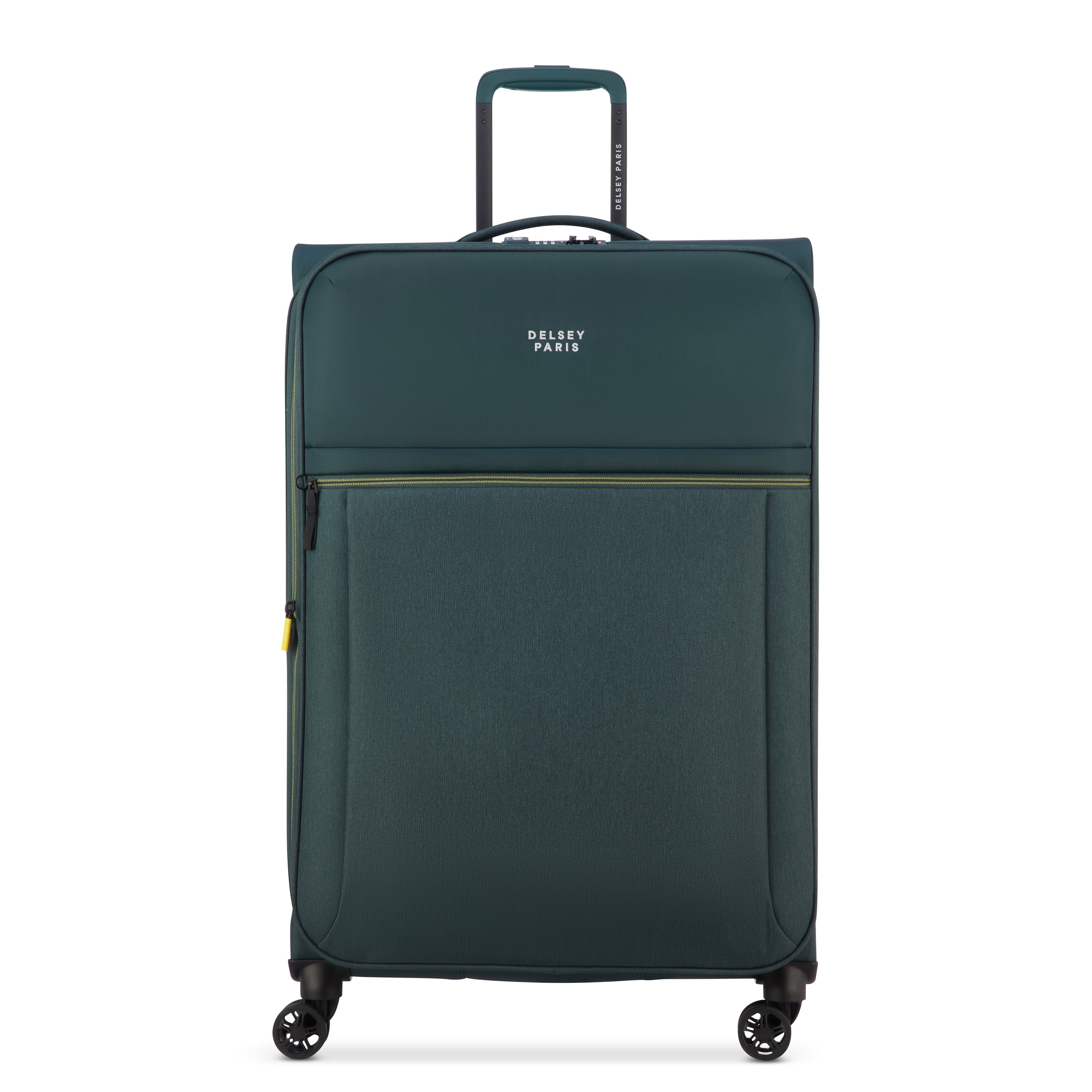 delsey-brochant-3-78-cm-reisekoffer-pine-gr-n-erweiterbar image 1