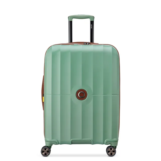delsey-carrousel-2-66-cm-hartschalenkoffer-sage-green-erweiterbar image 1