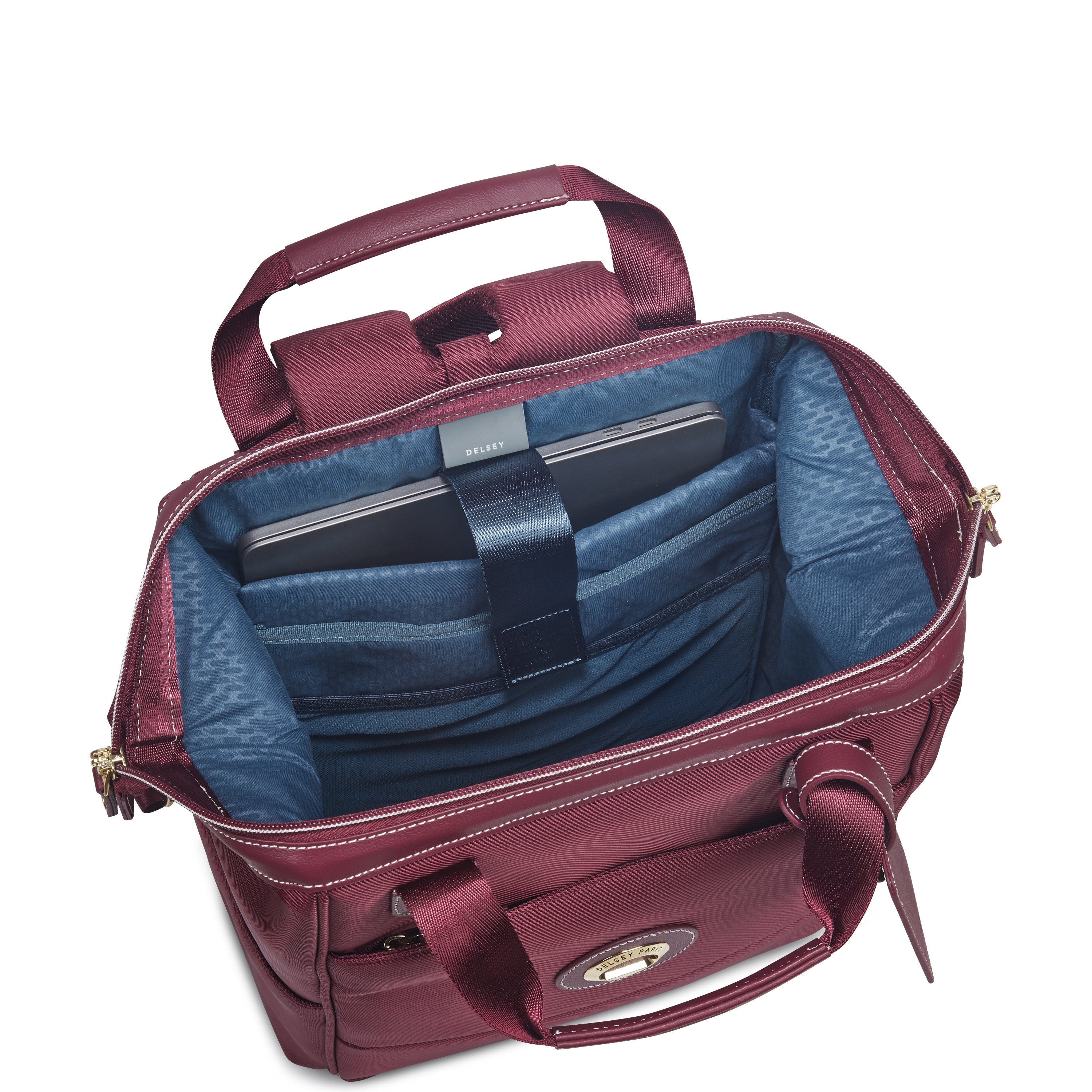 delsey-chatelet-air-2-0-tote-backpack-20-6-l-burgundy image 6