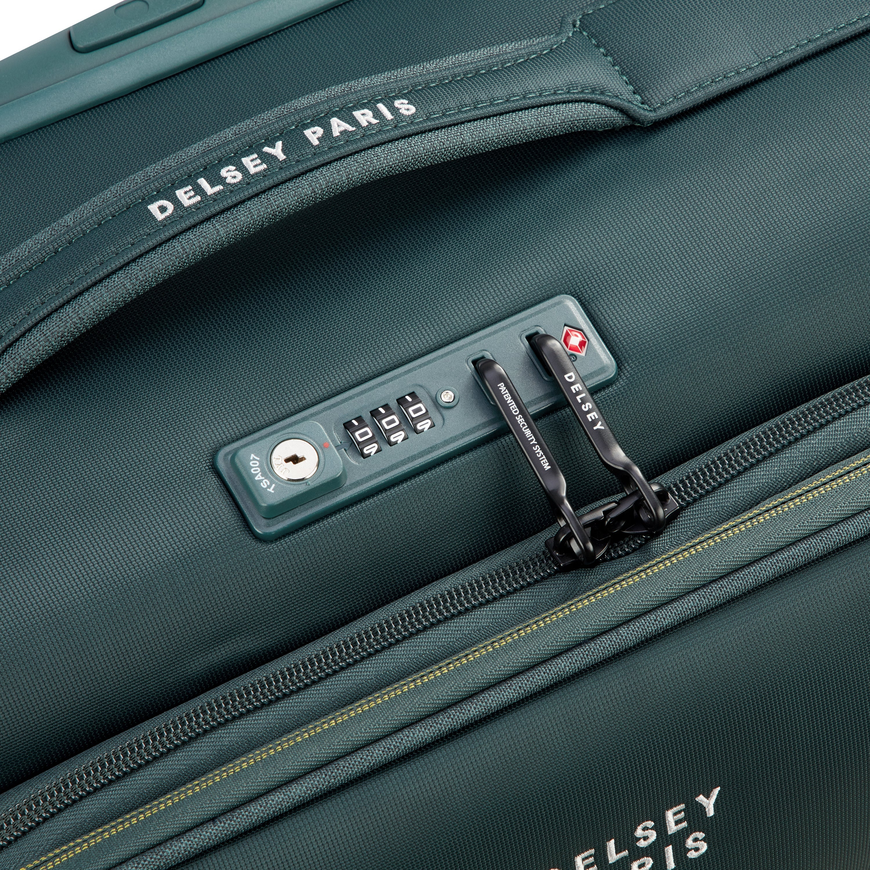 delsey-paris-brochant-3-kabinenkoffer-55-cm-gr-n-erweiterbar image 5