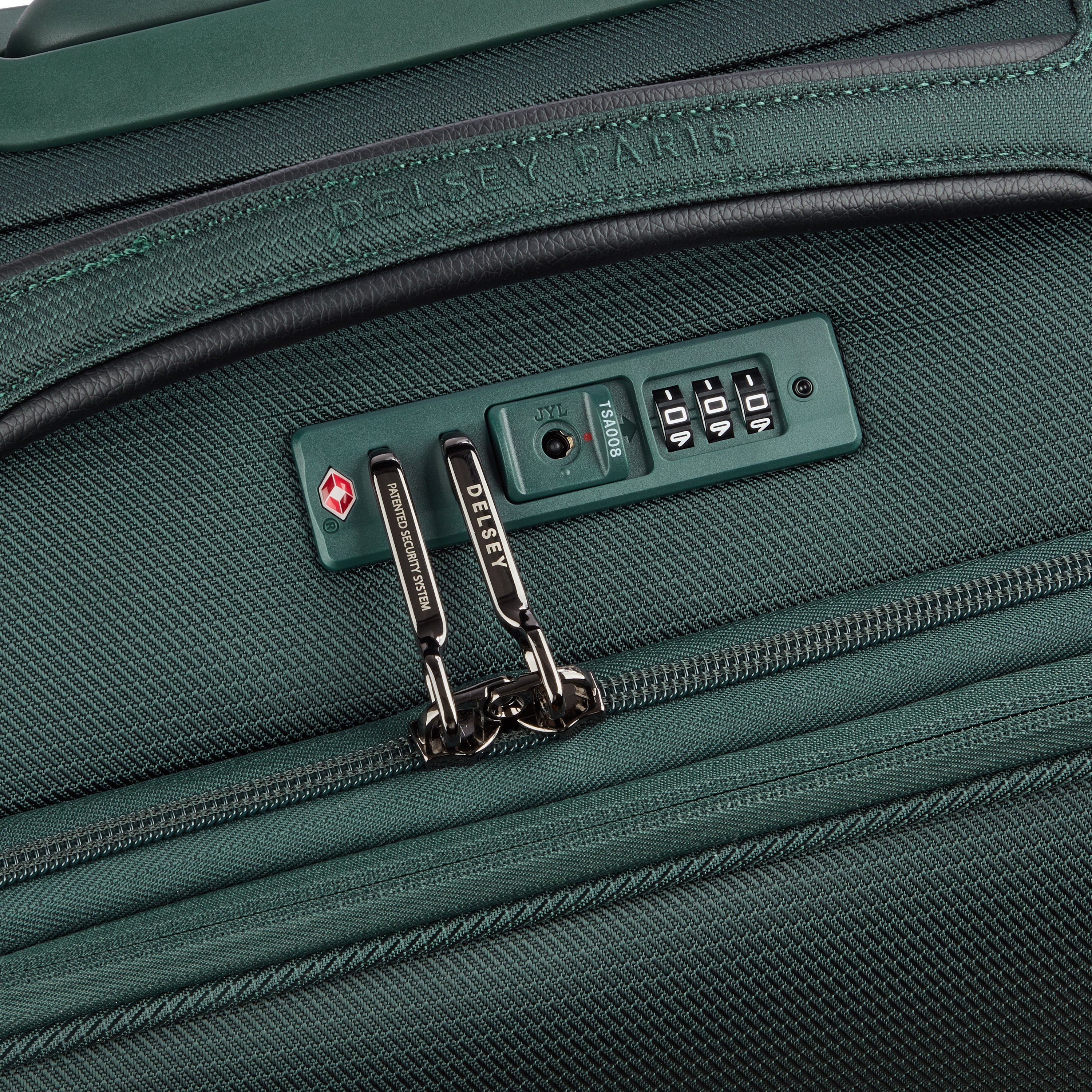 delsey-montmartre-3-kabinenkoffer-55-cm-erweiterbar-gr-n image 5