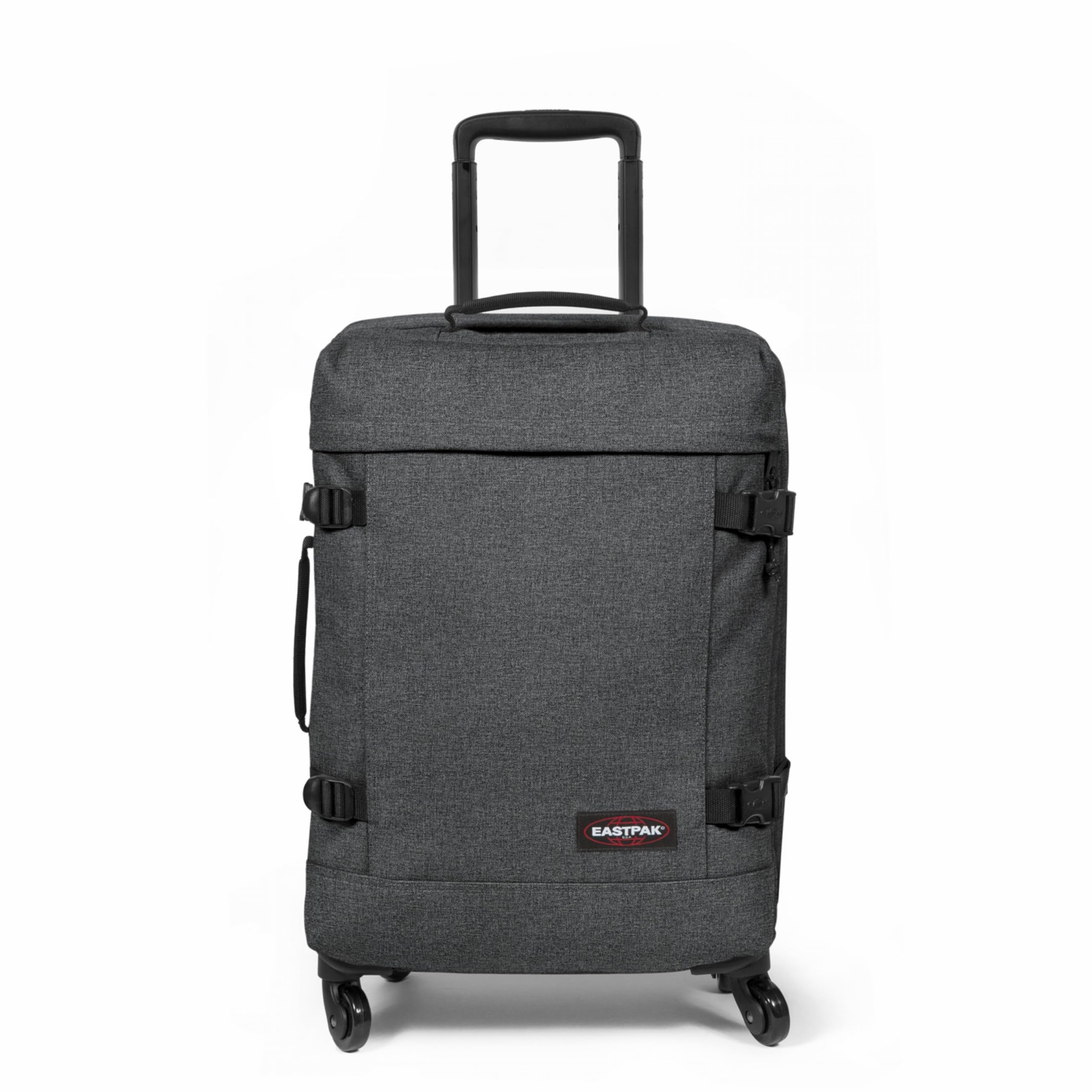 eastpak-tranverz-m-koffer-black-denim-mit-rollen-und-teleskopgriff image 1