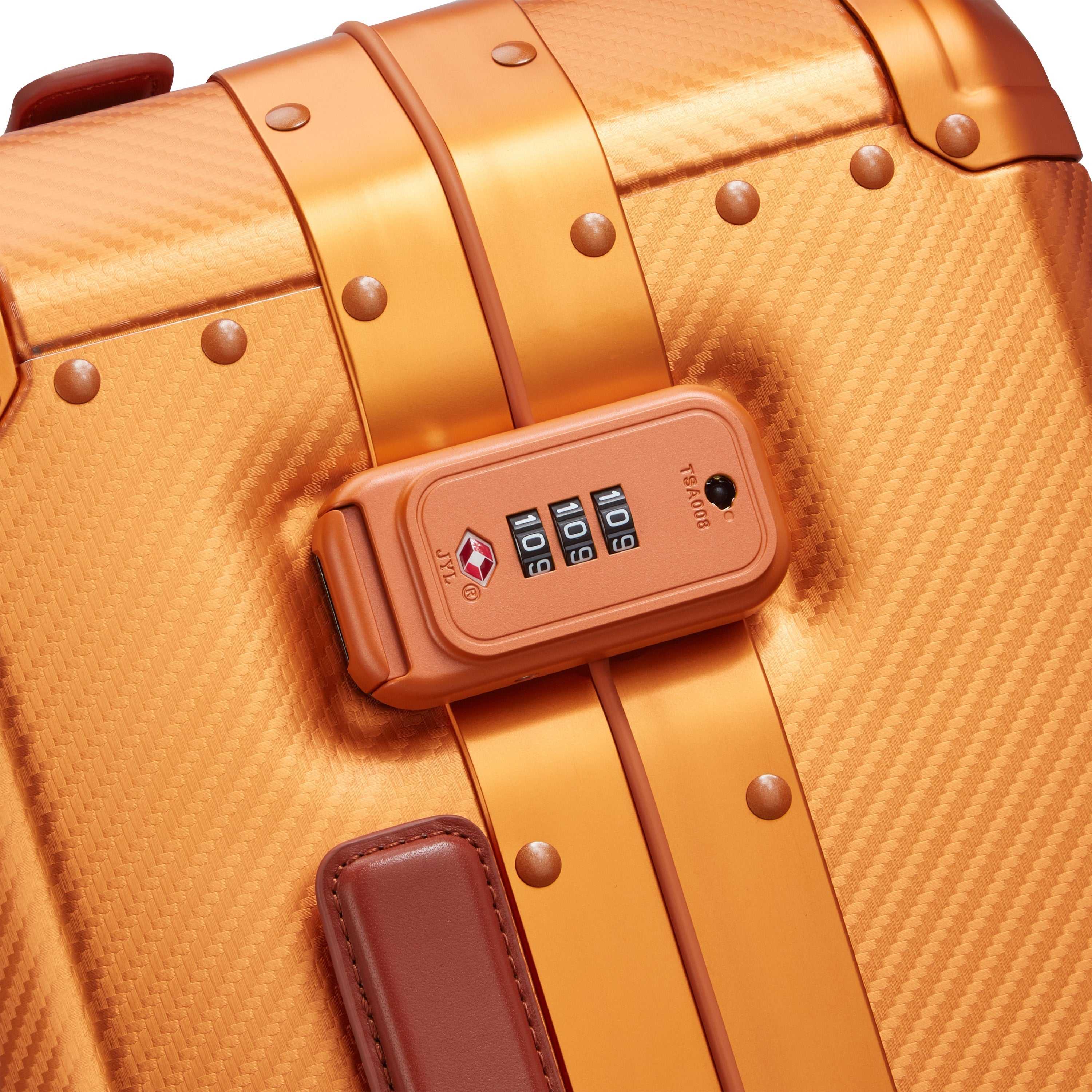 delsey-alu-r-kabinenkoffer-55-cm-orange-aluminium image 5