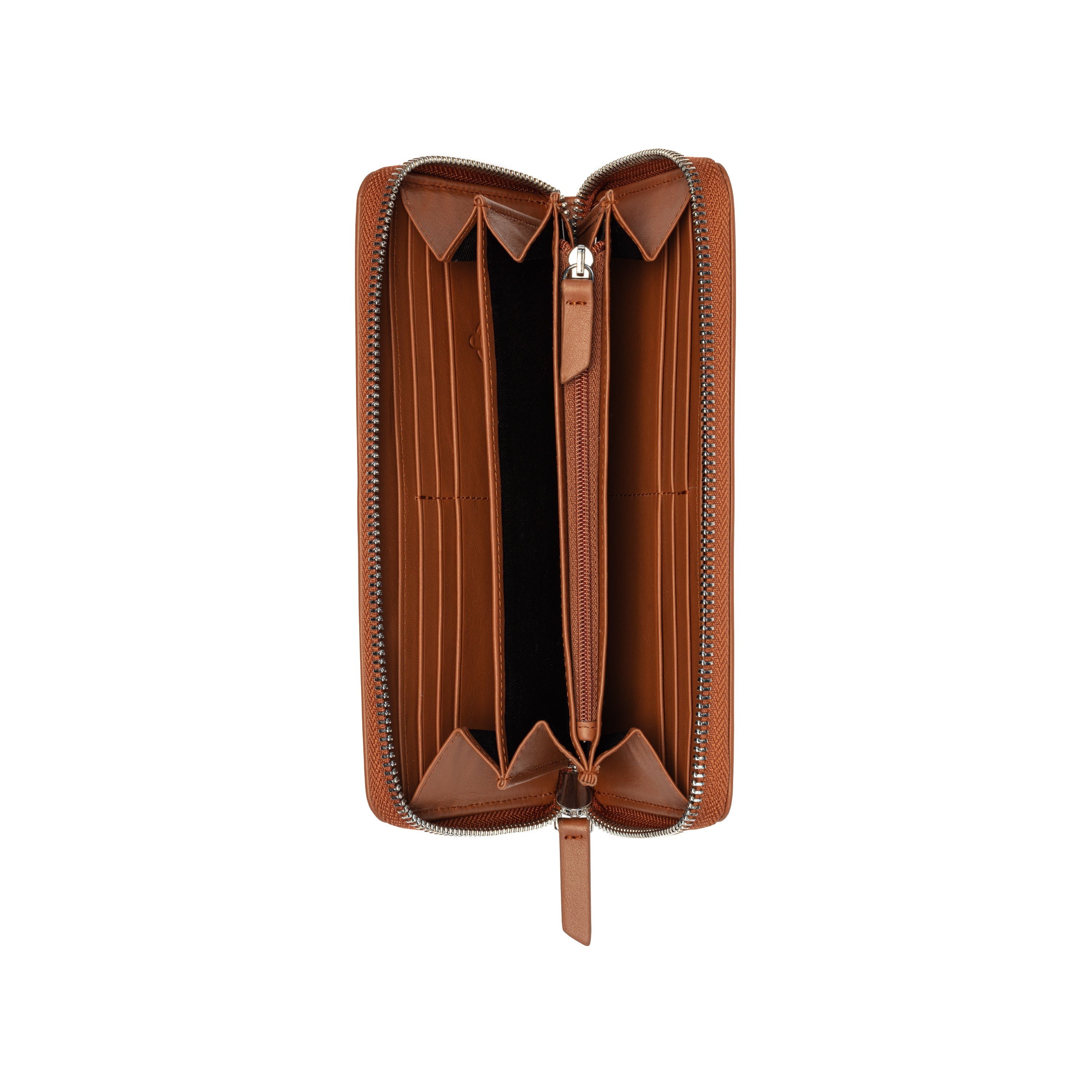 delsey-le-cuir-lisse-geldb-rse-cognac-leder-portemonnaie image 3