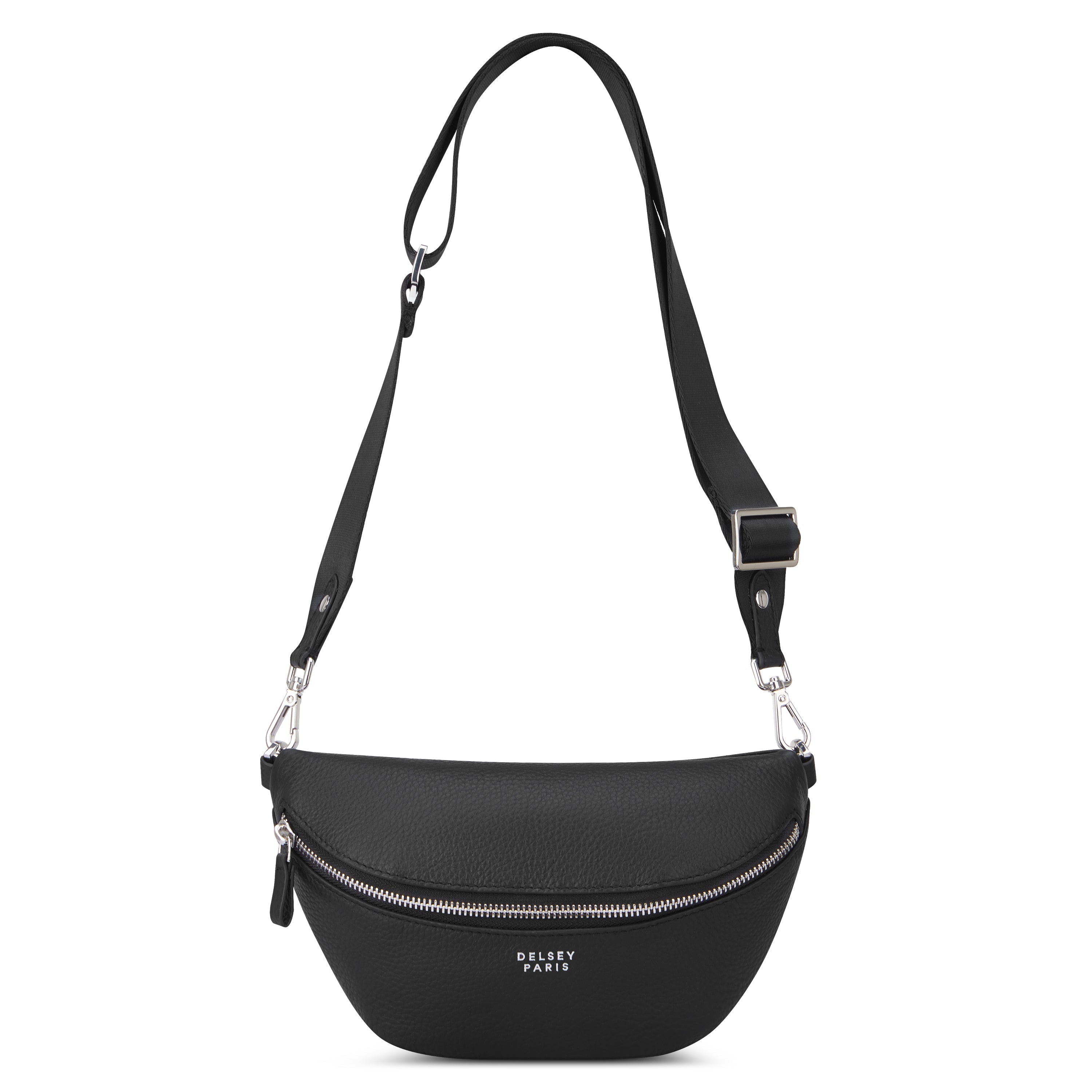 delsey-le-cuir-graine-bauchtasche-leder-schwarz image 6