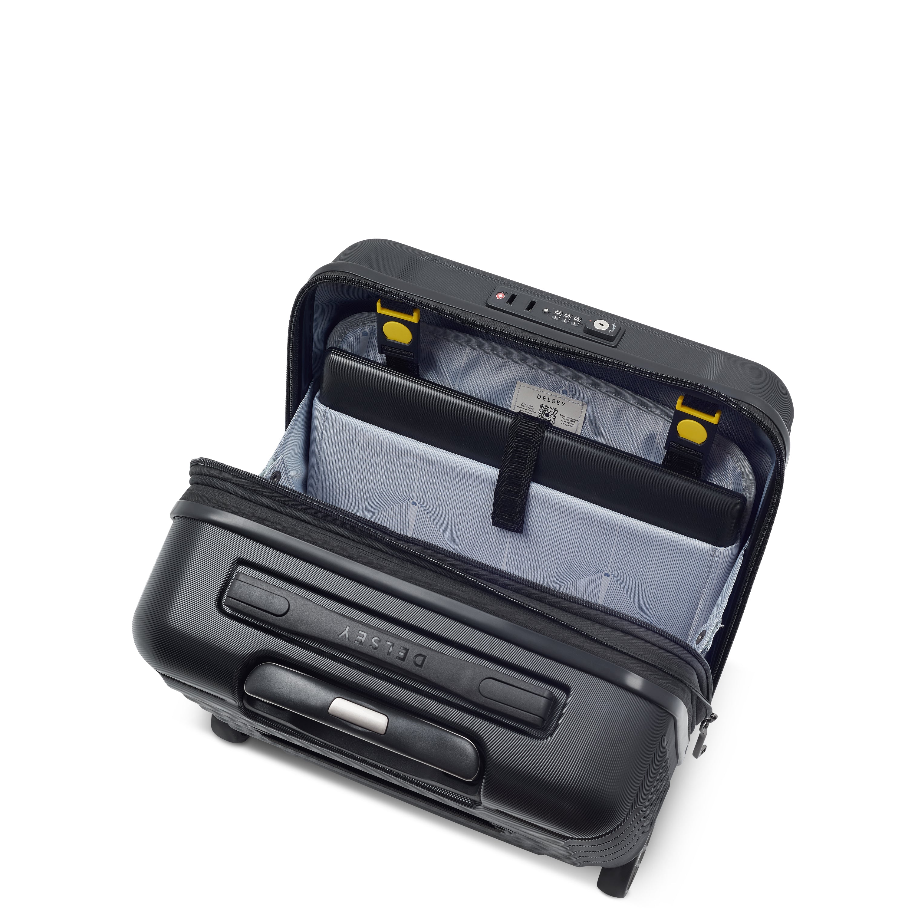 delsey-shadow-5-0-business-underseater-37-cm-schwarz-erweiterbar image 3