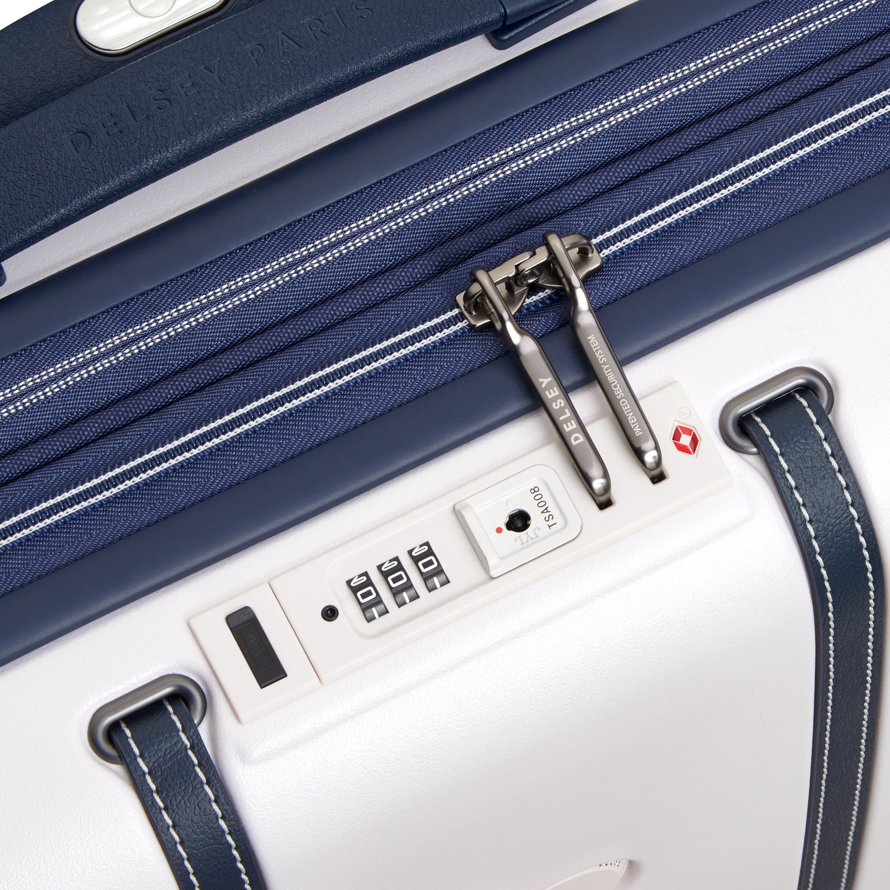 delsey-cadence-55-cm-kabinenkoffer-navy-slim-erweiterbar image 5