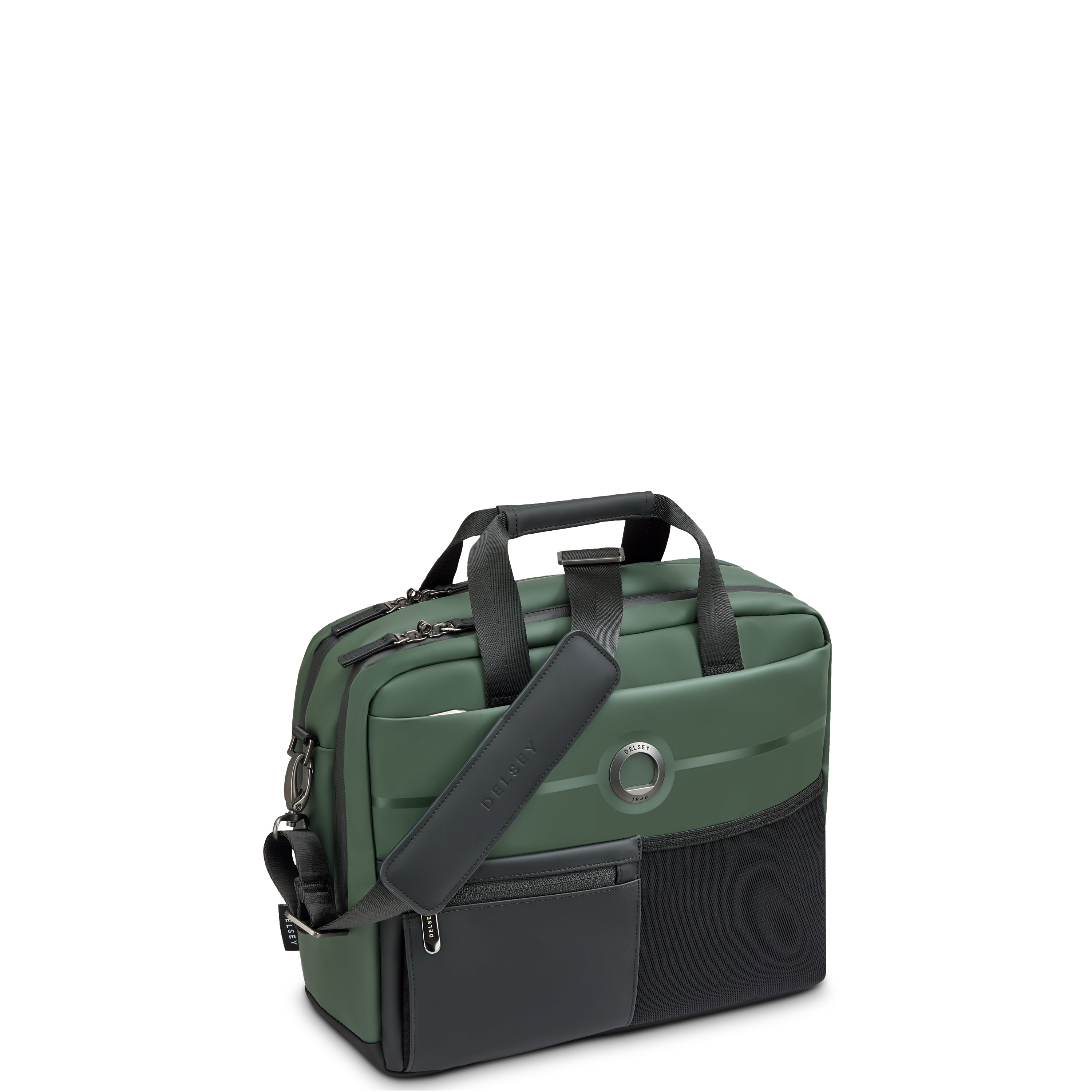 delsey-turenne-soft-laptoptasche-green-business-notebooktasche image 6