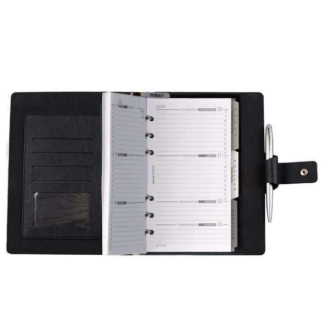 alumaxx-terminplaner-ringmechanik-a6-kalender-schwarz-19cm image 1