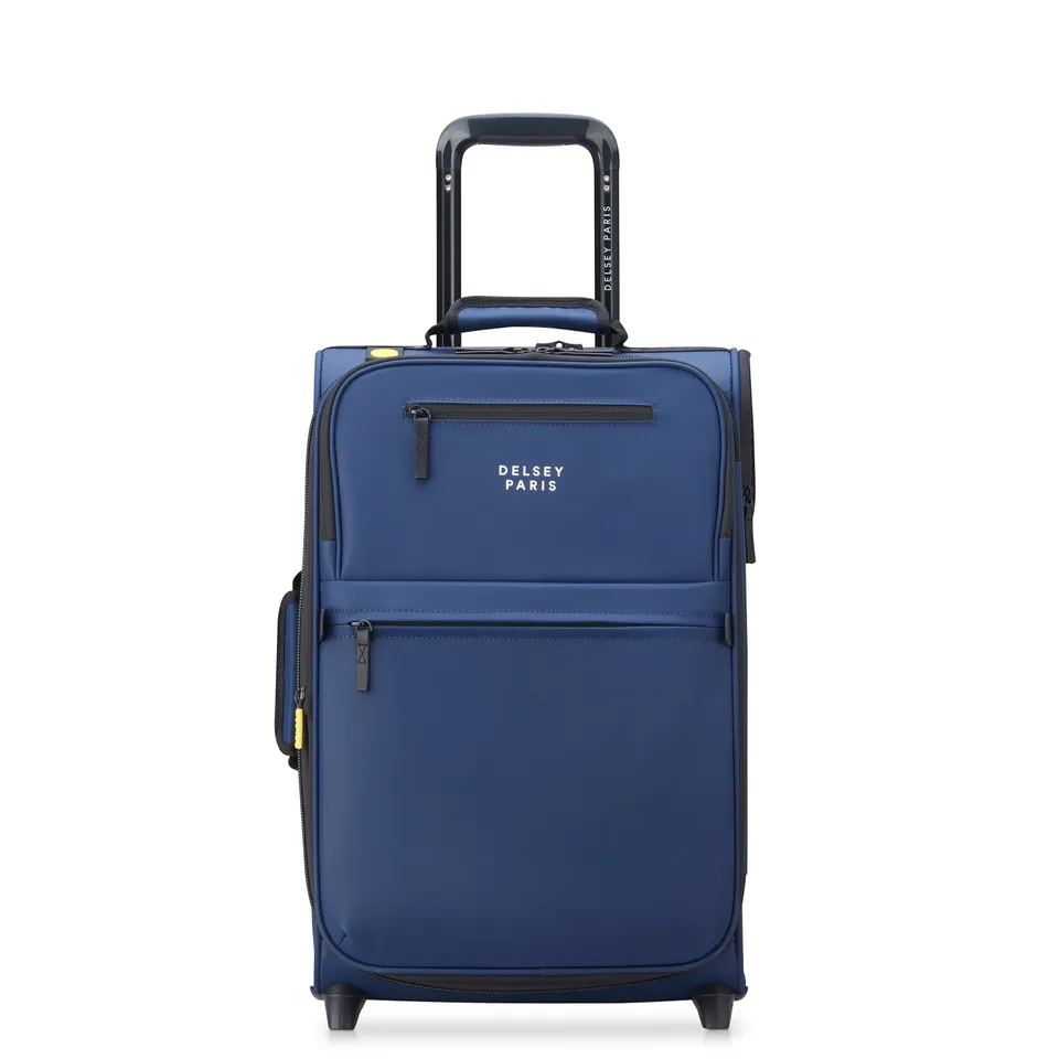 delsey-paris-maubert-2-0-kabinenkoffer-55cm-blau-erweiterbar image 1