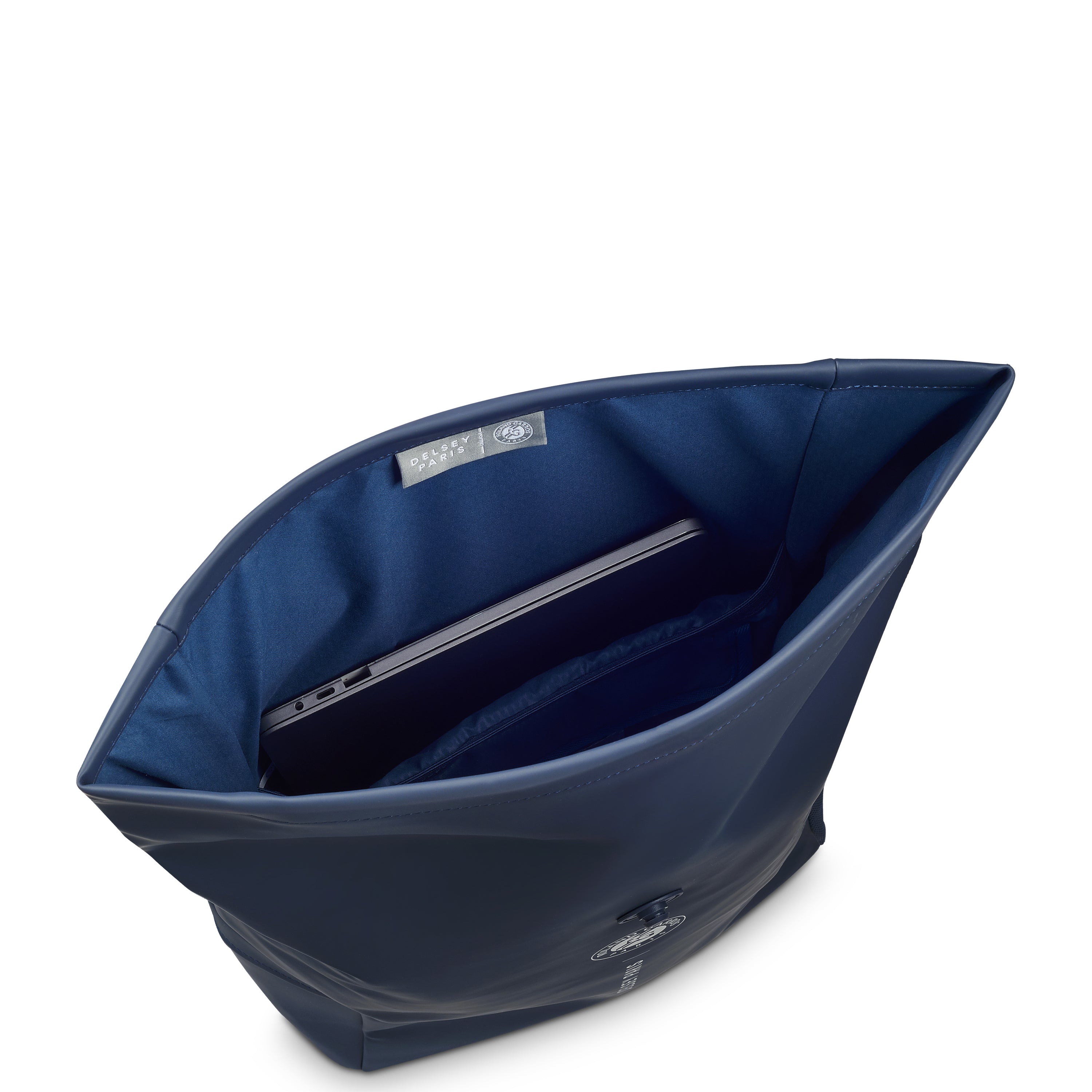 delsey-turenne-soft-rucksack-25l-navy-roll-top image 8