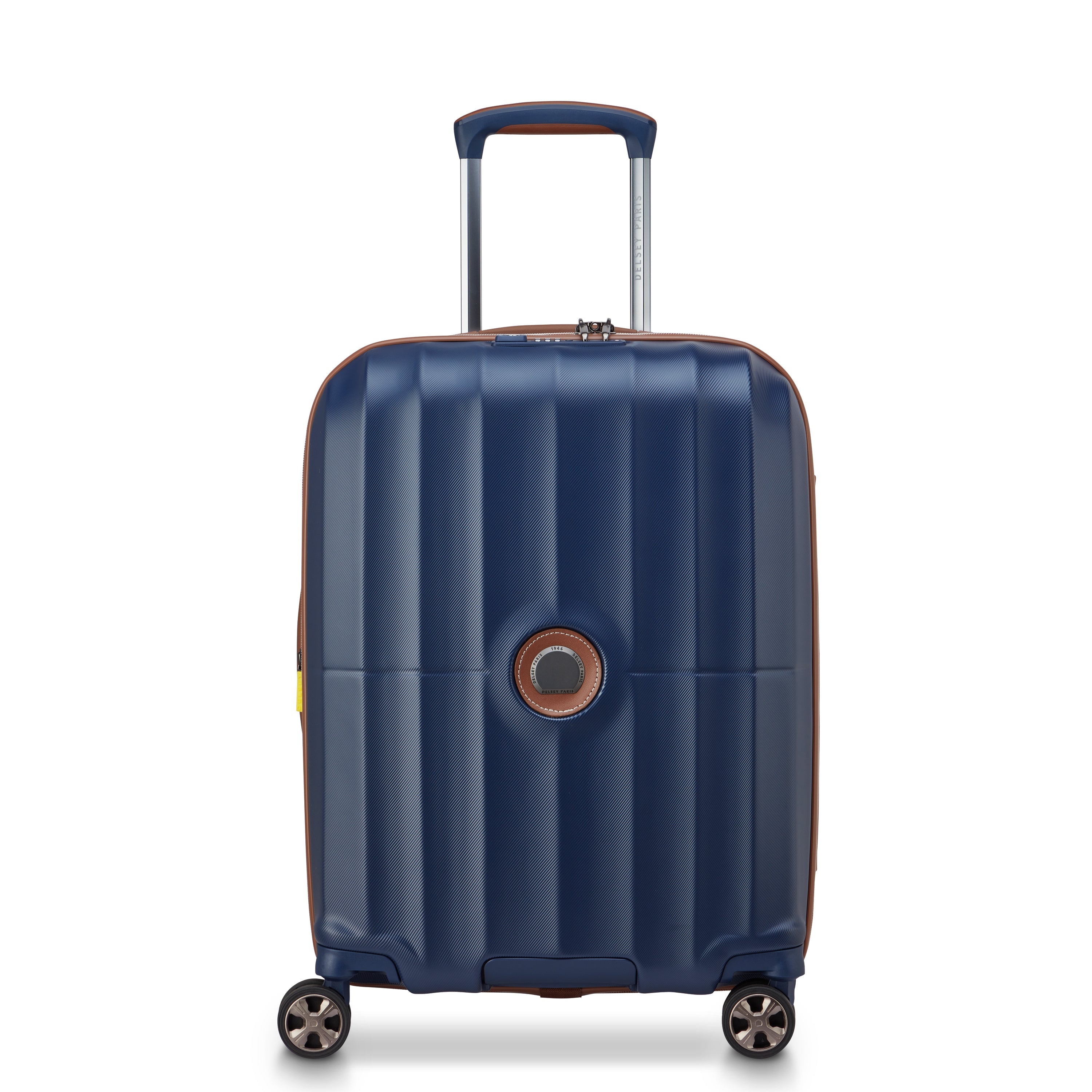 delsey-carrousel-2-kabinenkoffer-55-cm-trolley-blau-erweiterbar image 4
