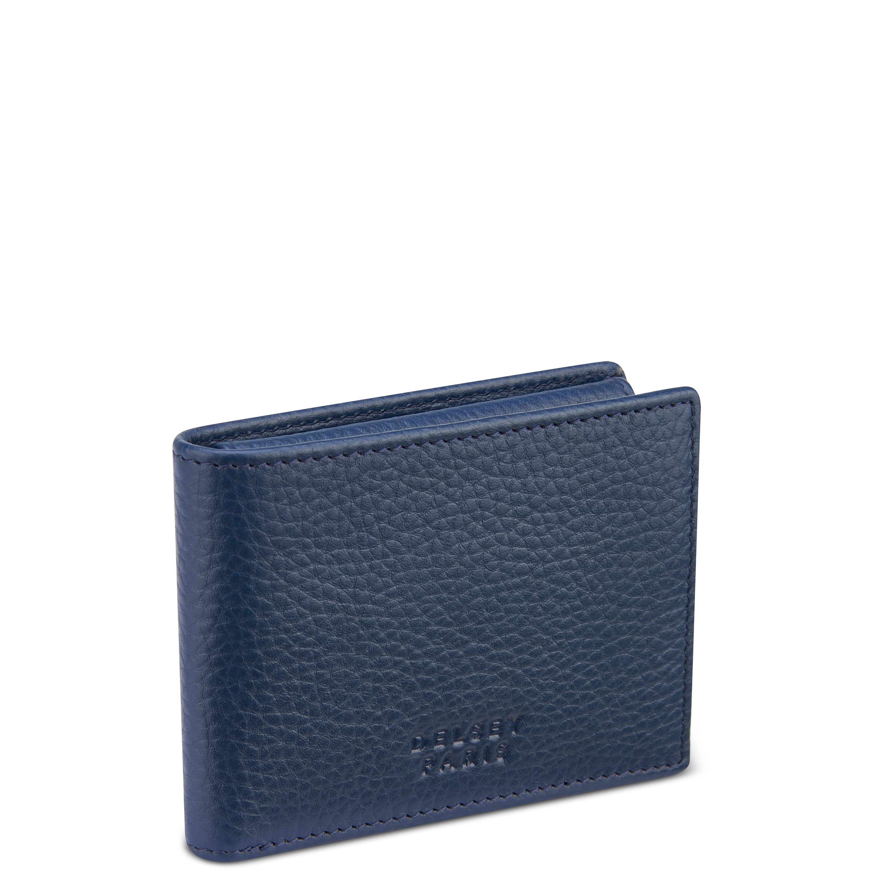 delsey-le-cuir-lisse-geldb-rse-navy-leder-premium image 2