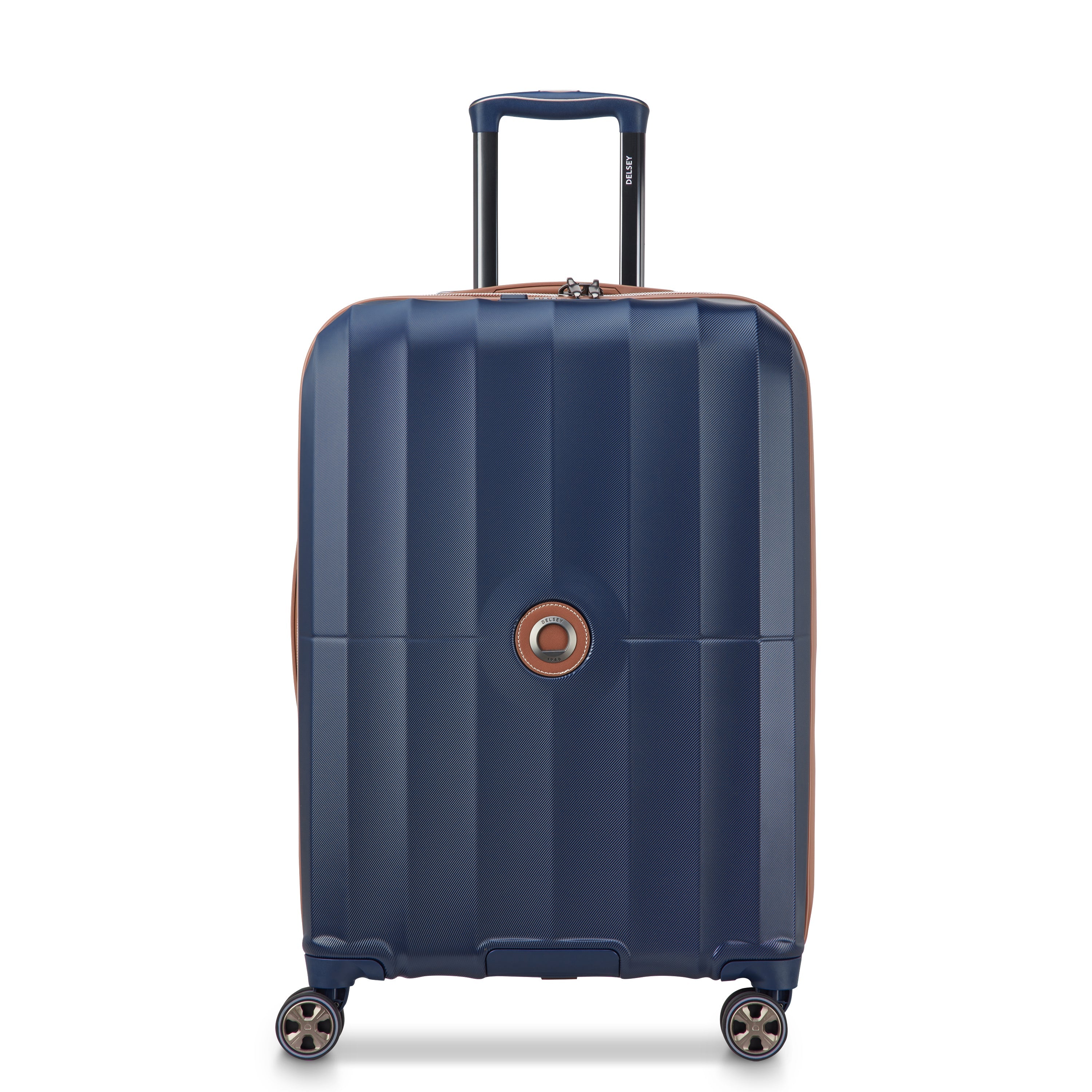 delsey-carrousel-2-koffer-66-cm-blau-erweiterbar image 1