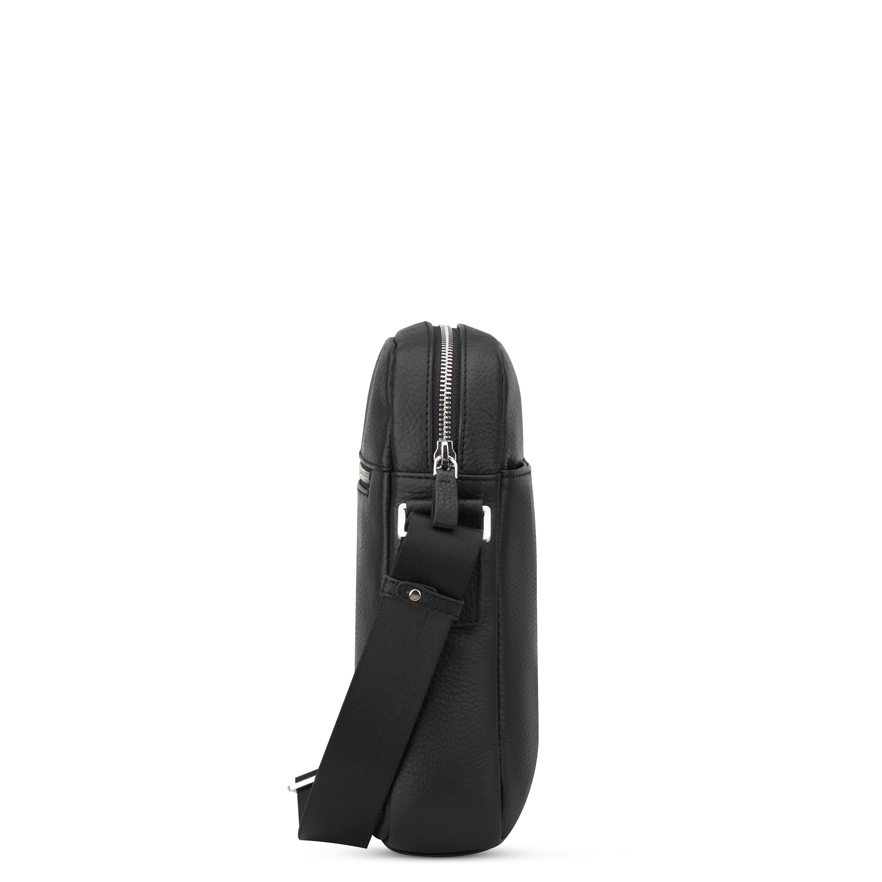 delsey-le-cuir-lisse-umh-ngetasche-schwarz-leder-crossbody image 4