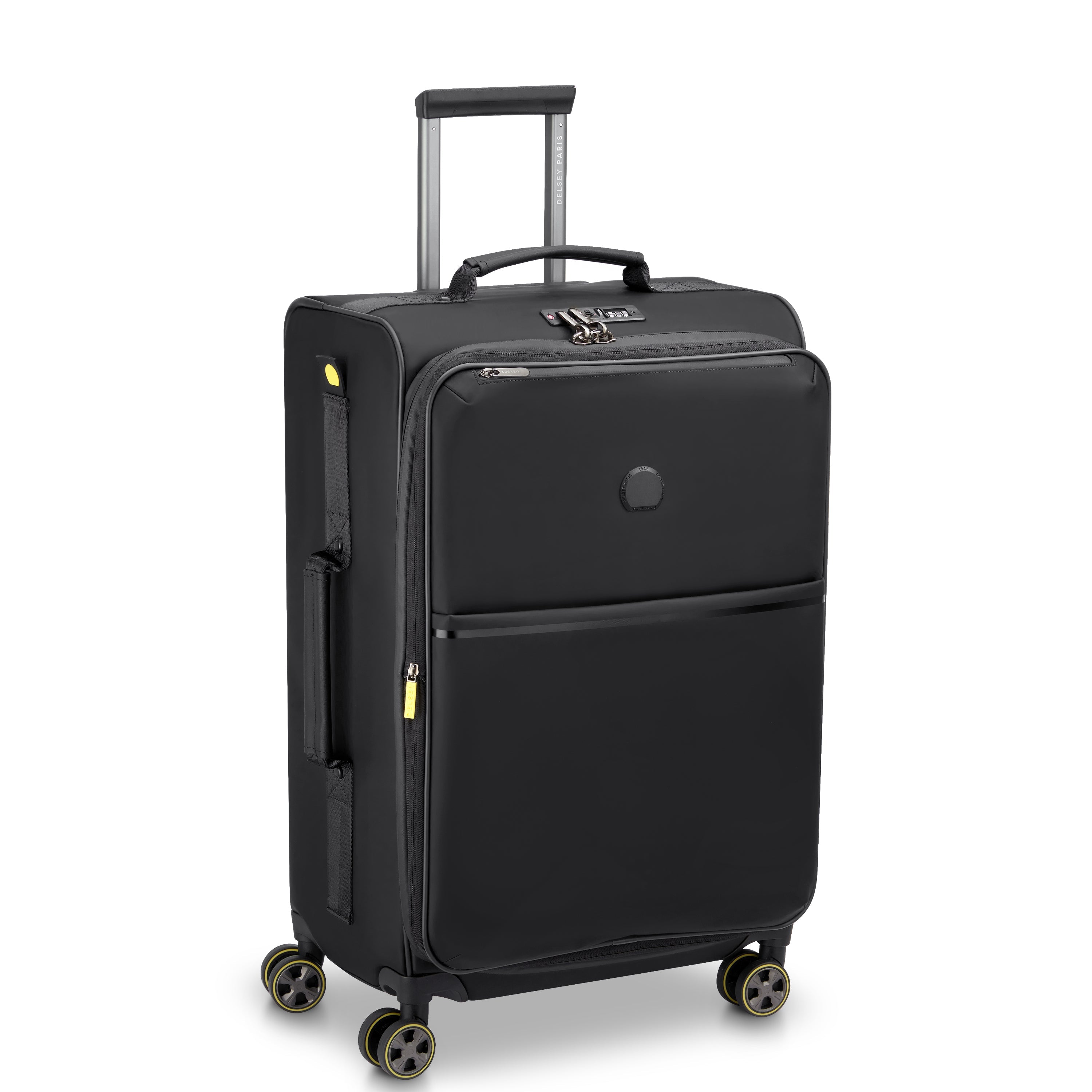 delsey-paris-turenne-soft-koffer-68-cm-schwarz-erweiterbar image 2