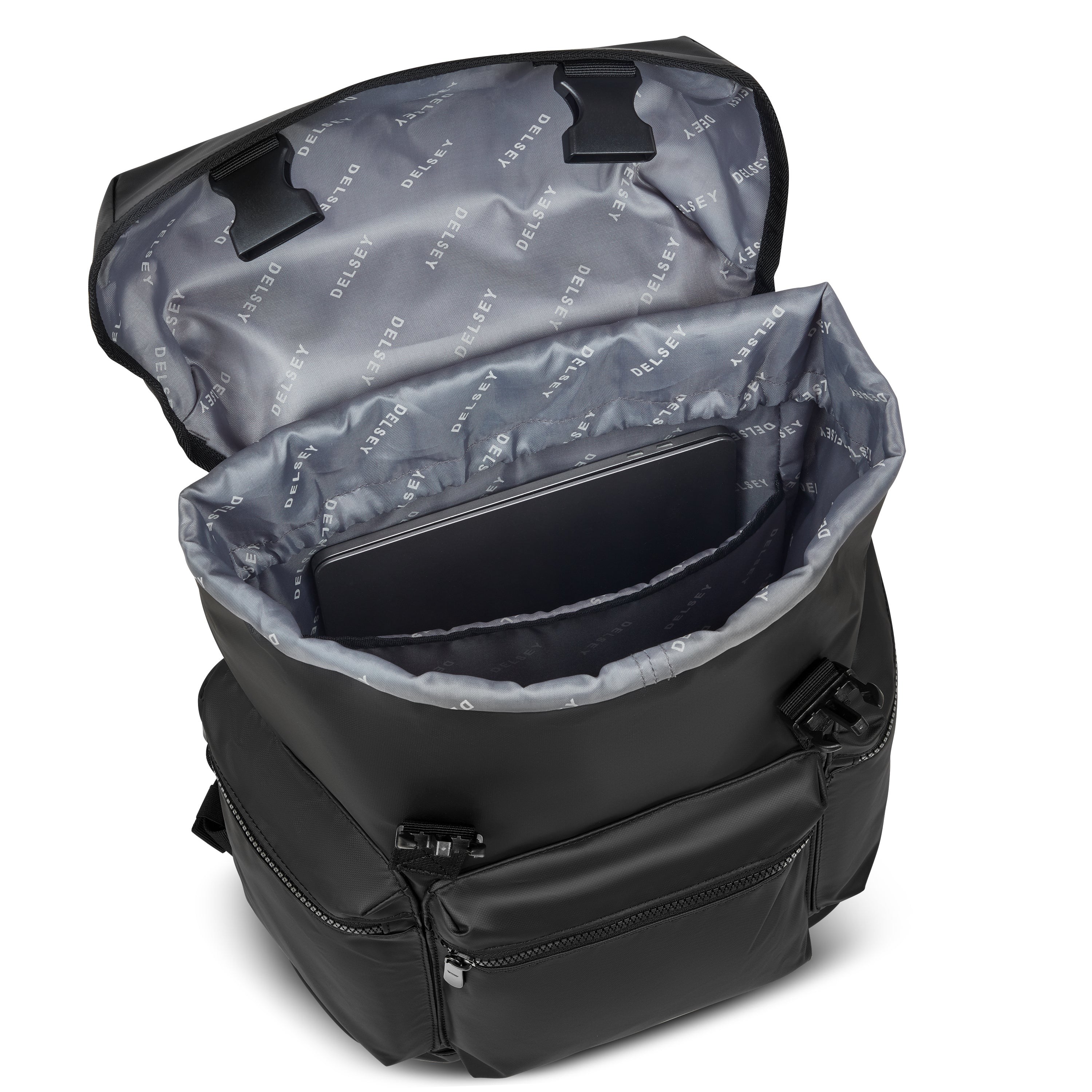 delsey-maubert-2-0-element-rucksack-27l-schwarz-laptop image 6