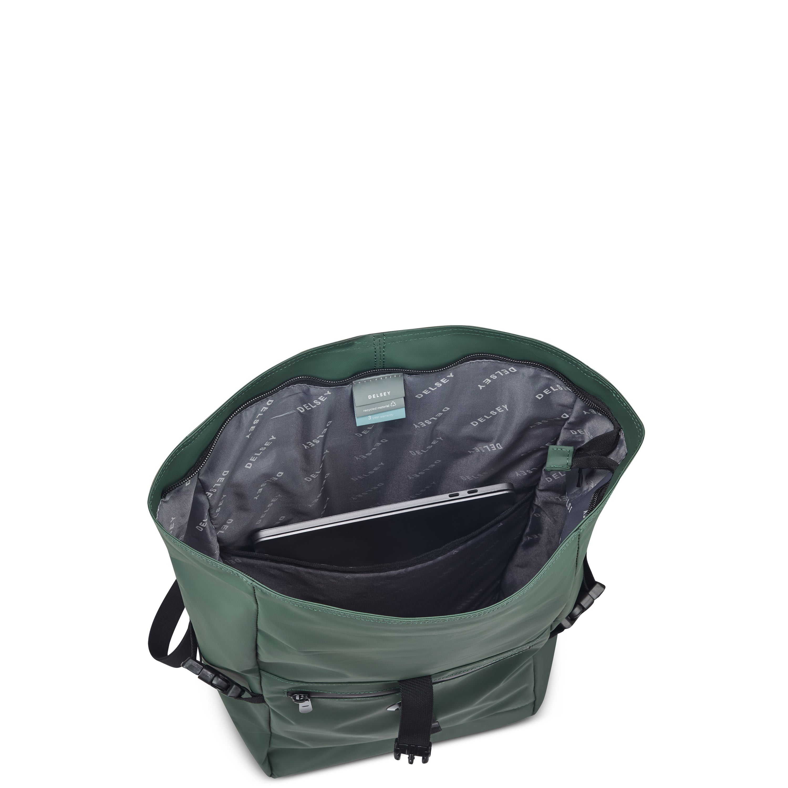 delsey-paris-element-2-0-rucksack-32l-gr-n-rolltop image 5