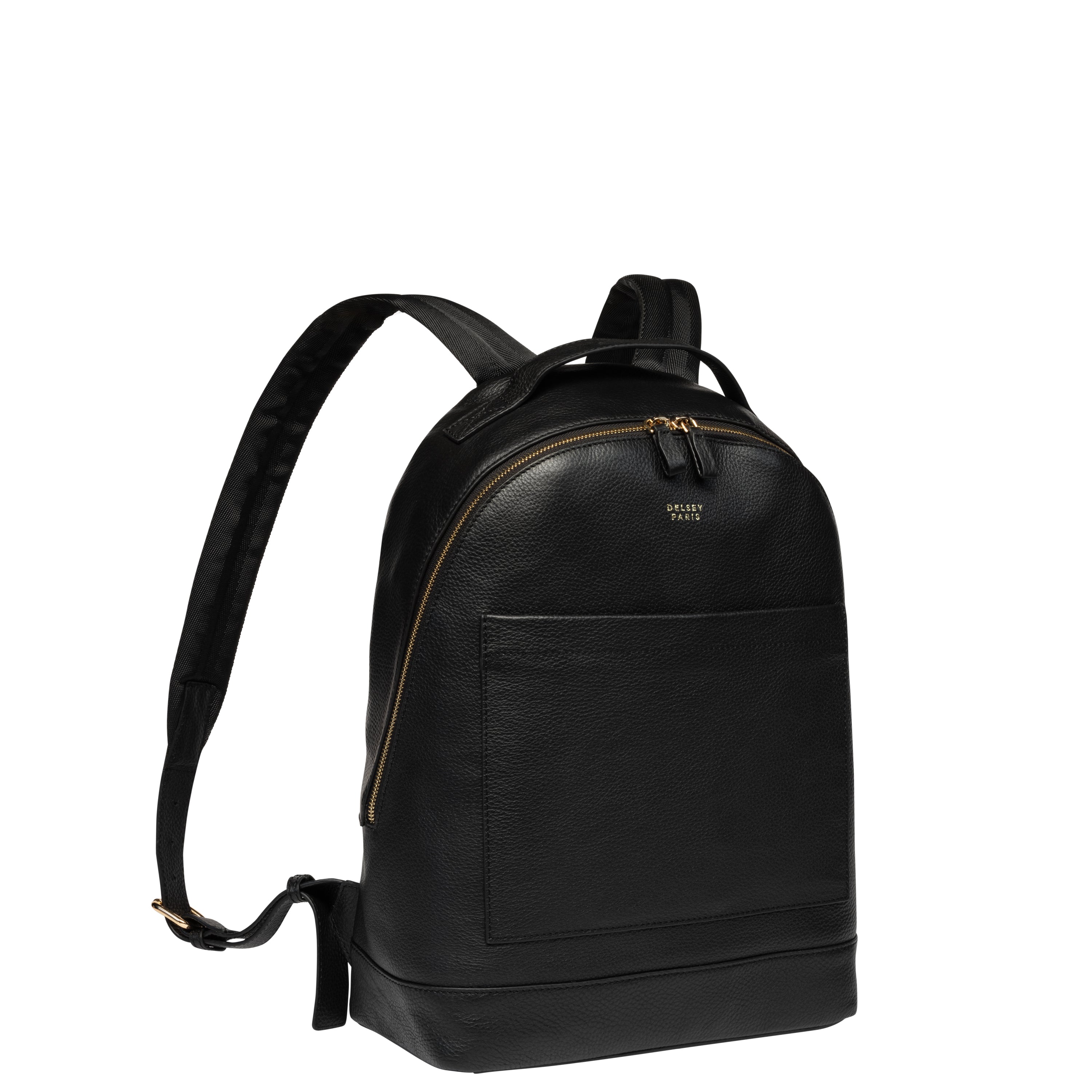 delsey-le-cuir-graine-lederrucksack-21l-schwarz image 2