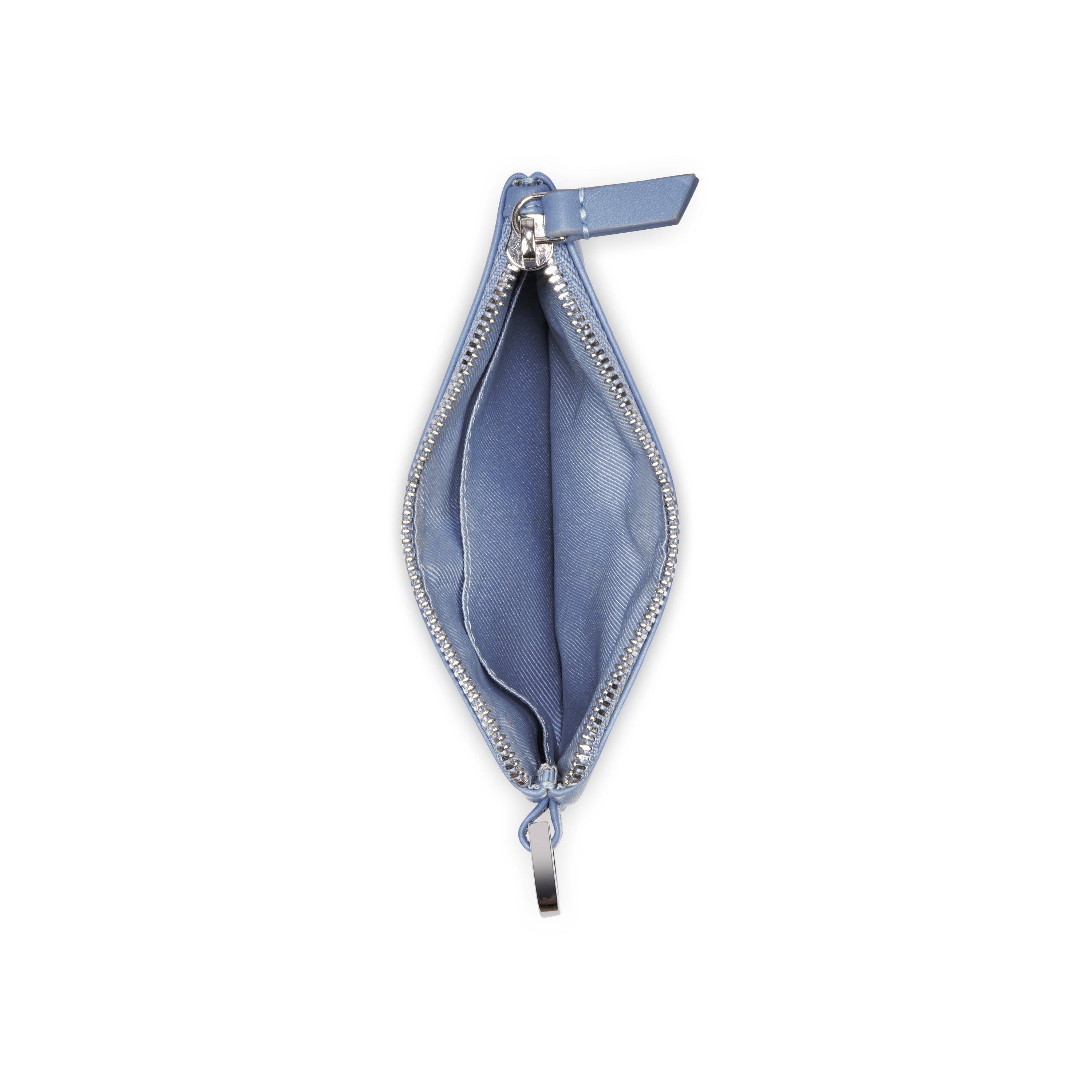 delsey-le-cuir-lisse-pochette-leder-sky-blue-clutch image 3