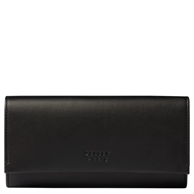 delsey-le-cuir-lisse-geldb-rse-leder-schwarz-2 image 1