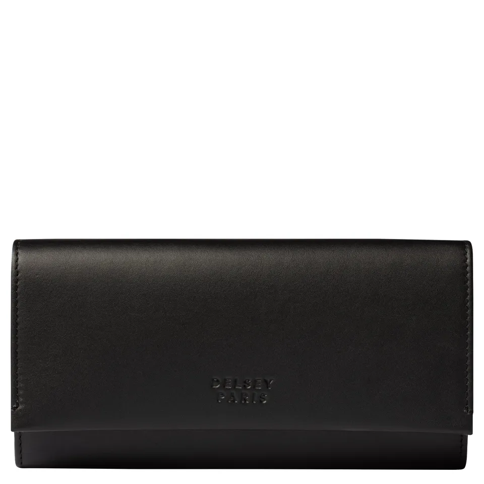 delsey-le-cuir-lisse-geldb-rse-leder-schwarz-2 image 1