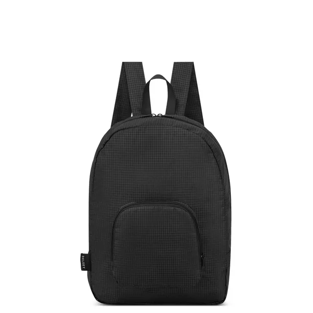 delsey-le-cuir-lisse-foldable-backpack-17l-rucksack-schwarz image 1