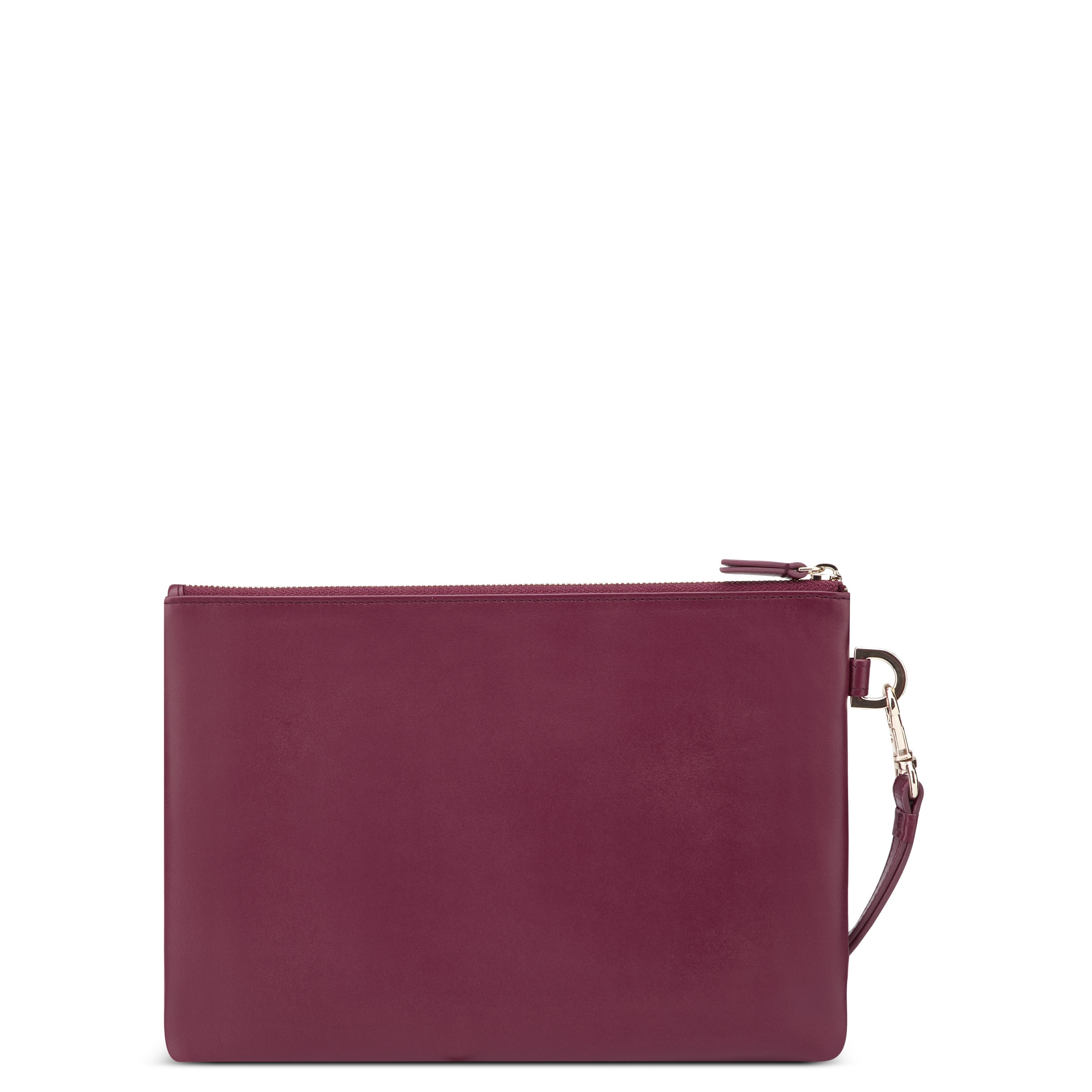 delsey-le-cuir-lisse-pouch-leder-pochette-burgundy image 6