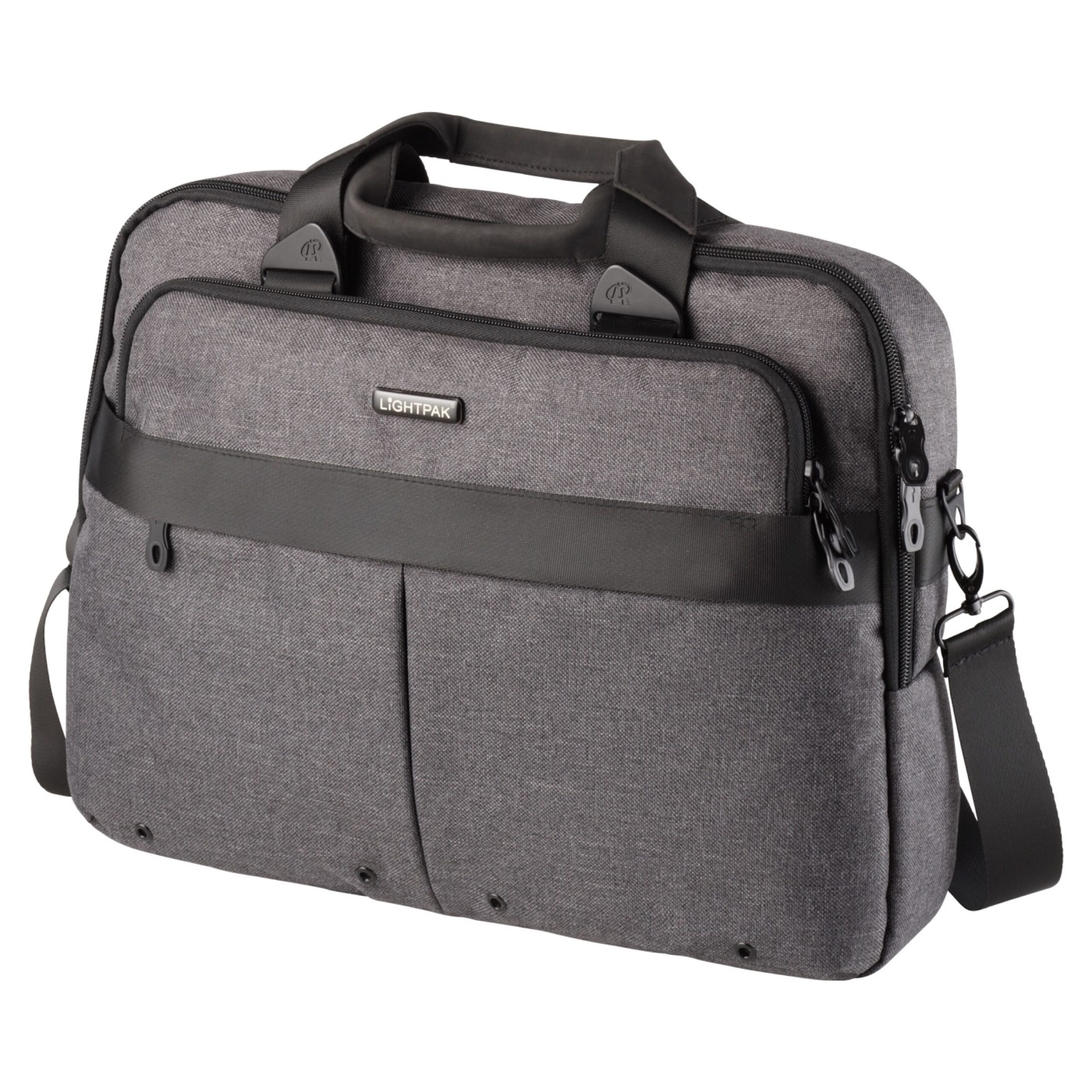 alumaxx-wookie-laptoptasche-17-zoll-grau-polyester image 1