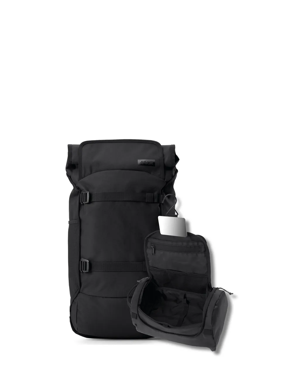 aevor-trip-pack-black-eclipse-rucksack-wash-pack-set image 1