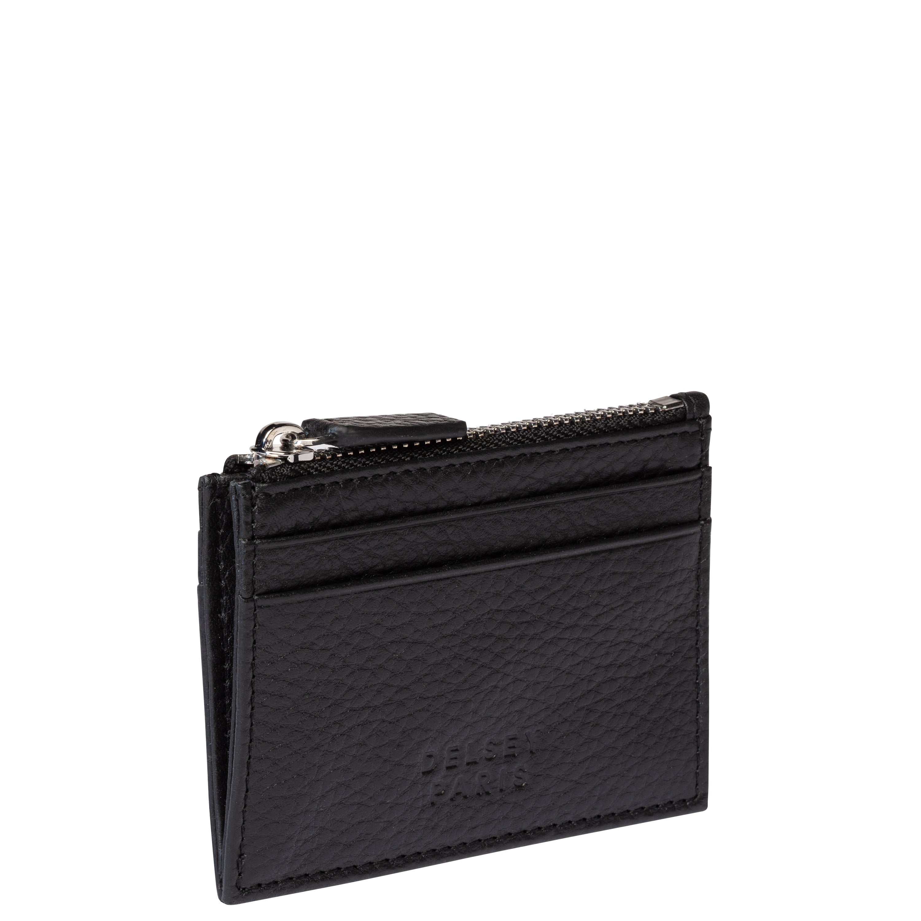 delsey-le-cuir-lisse-grain-kartenetui-schwarz-leder image 2