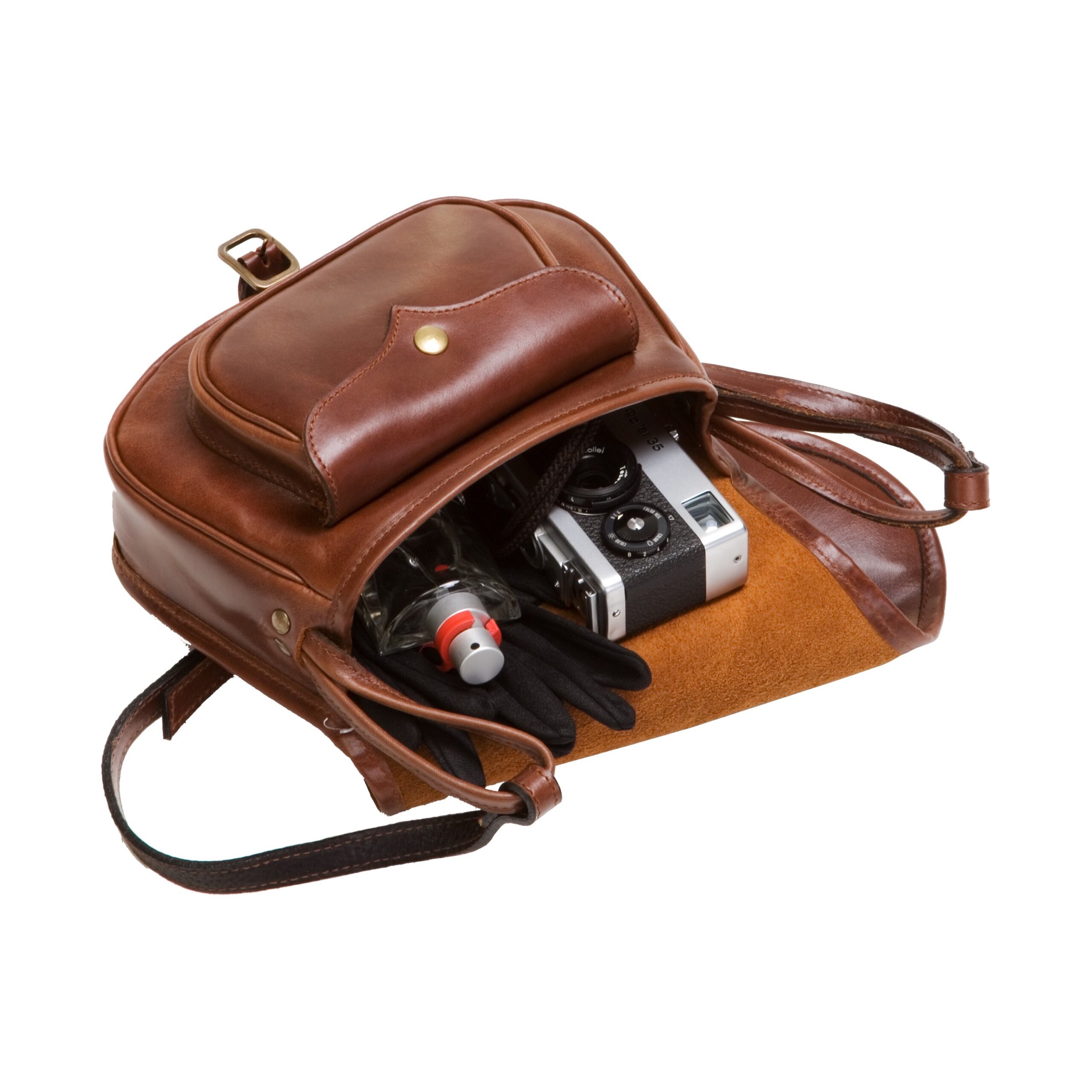 mika-bonny-damentasche-handtasche-braun-sattelleder-vortasche image 2